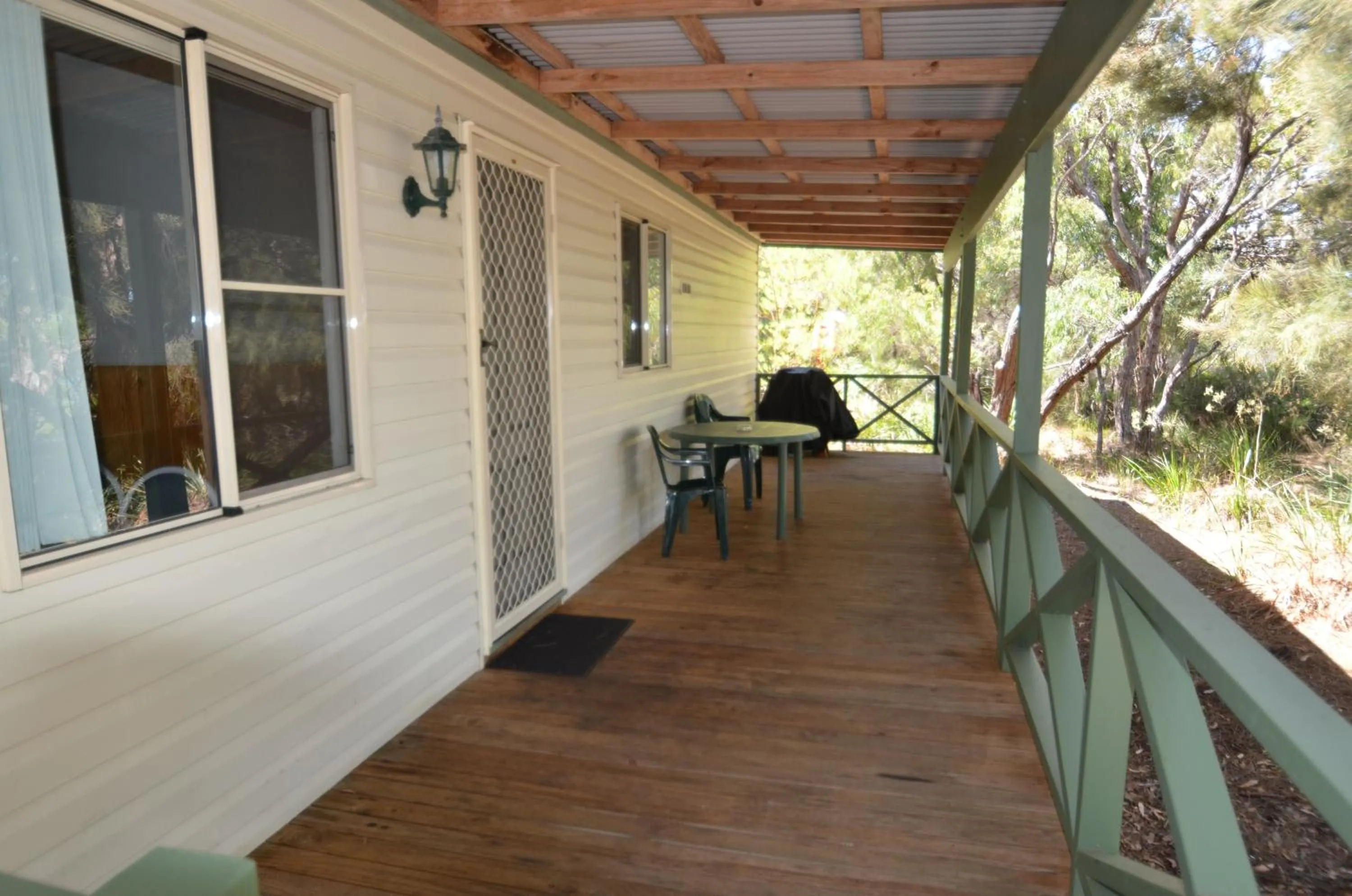 Patio in Coalmine Beach Holiday Park