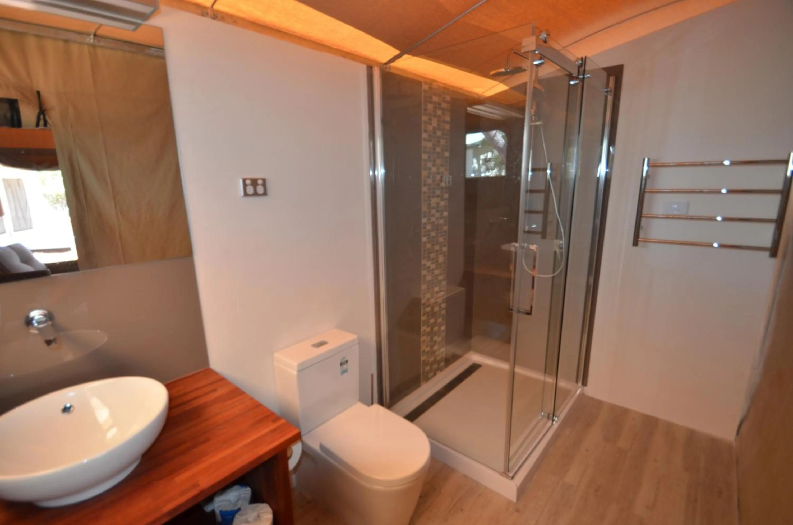 Bathroom in Coalmine Beach Holiday Park