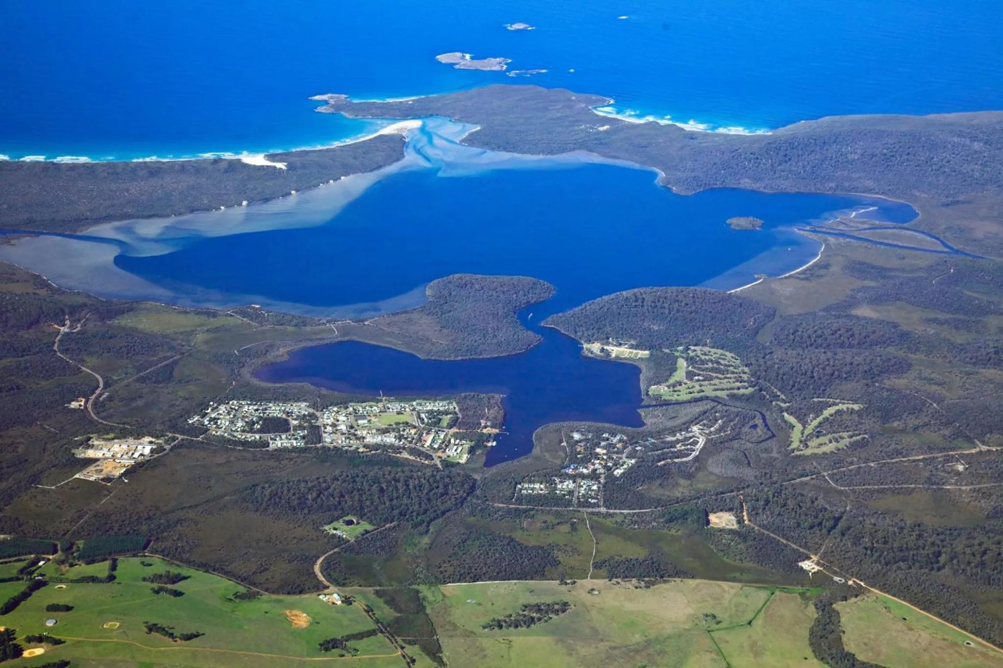 Natural landscape in Coalmine Beach Holiday Park