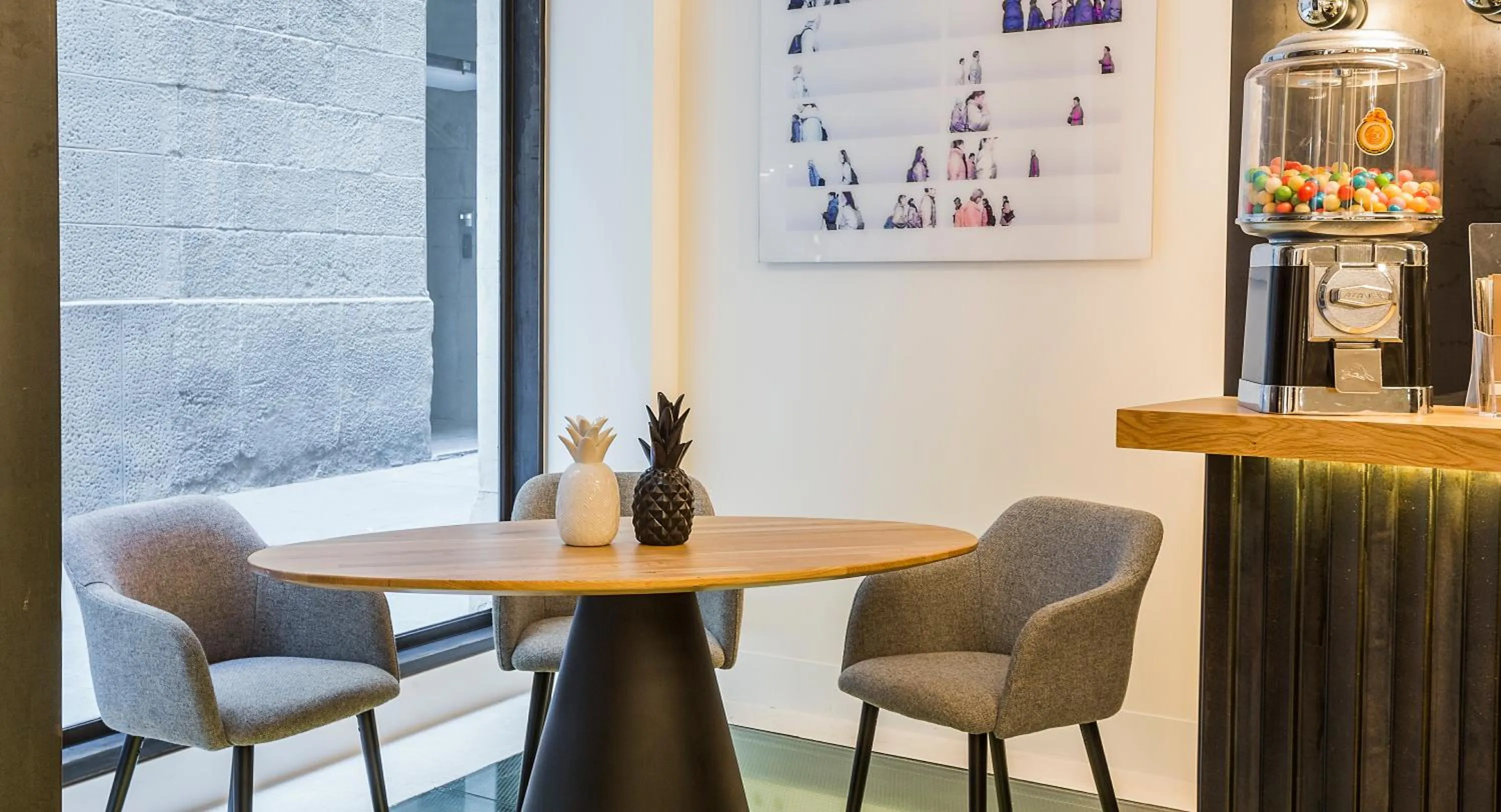 Lobby or reception in Hotel Denit Barcelona