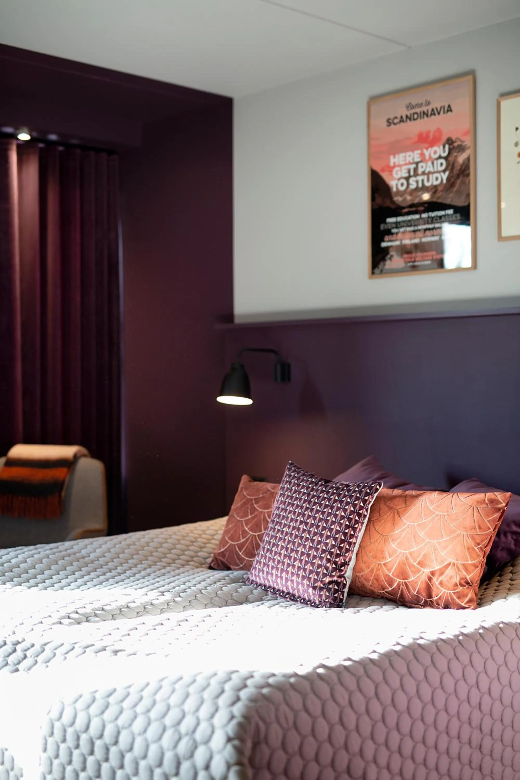 Bed in Hotel Britannia