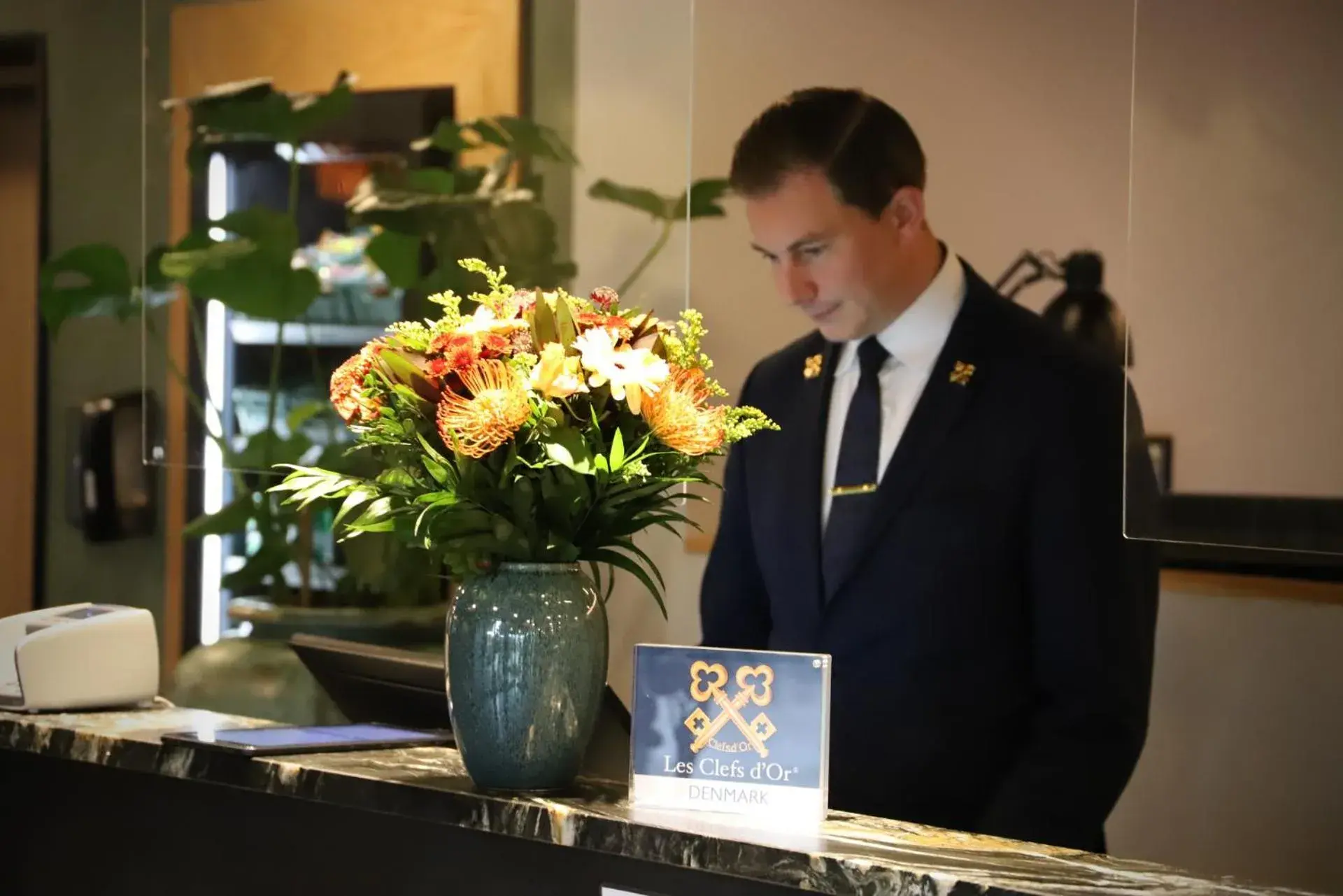 Lobby or reception in Hotel Britannia Lobby or reception in Hotel Britannia