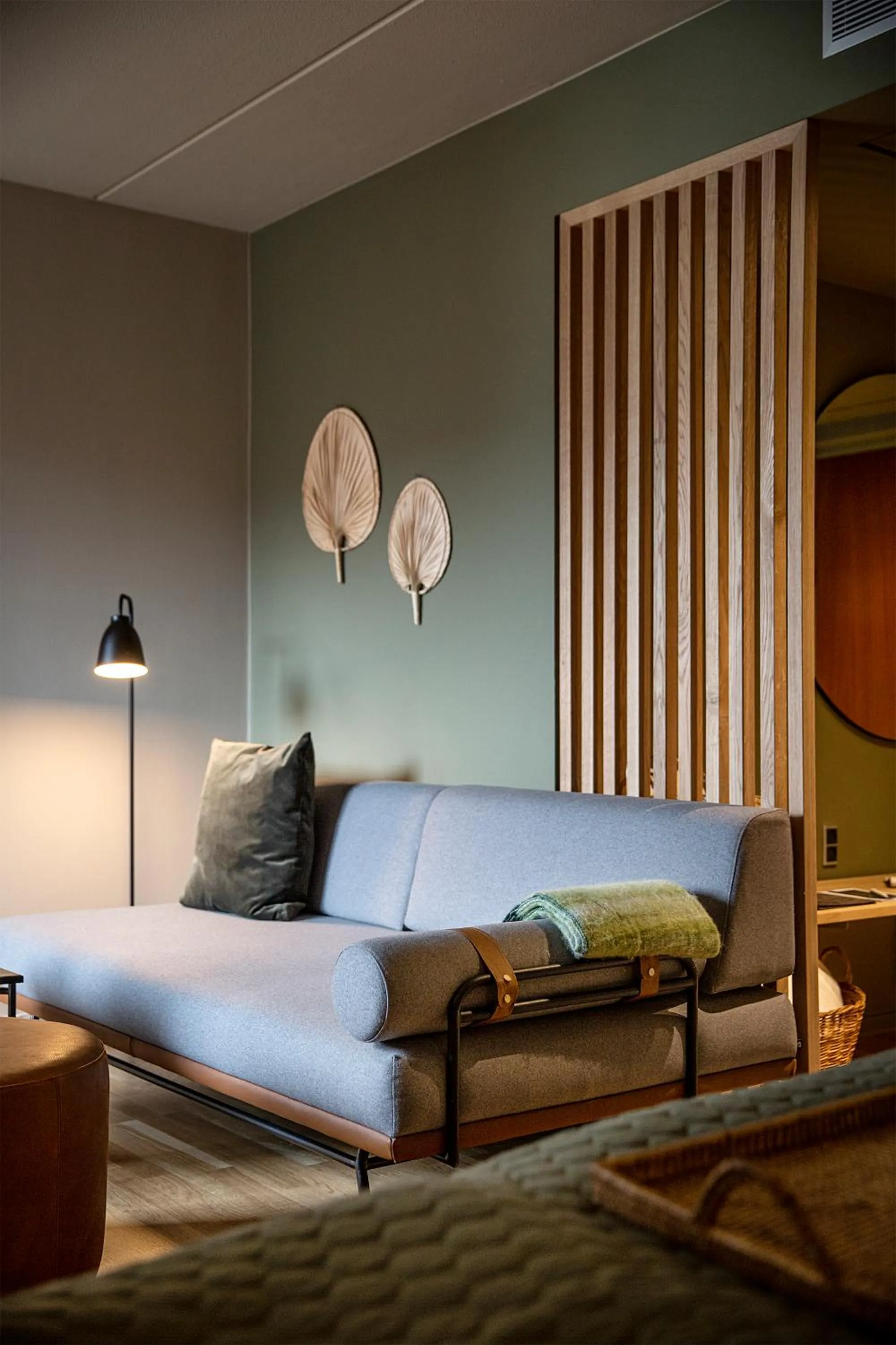 Living room, Bed in Hotel Britannia