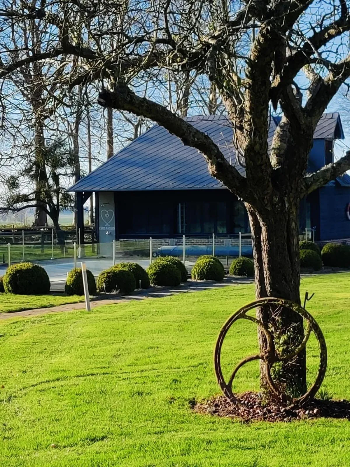 Pool view in Clos Masure hôtel de campagne