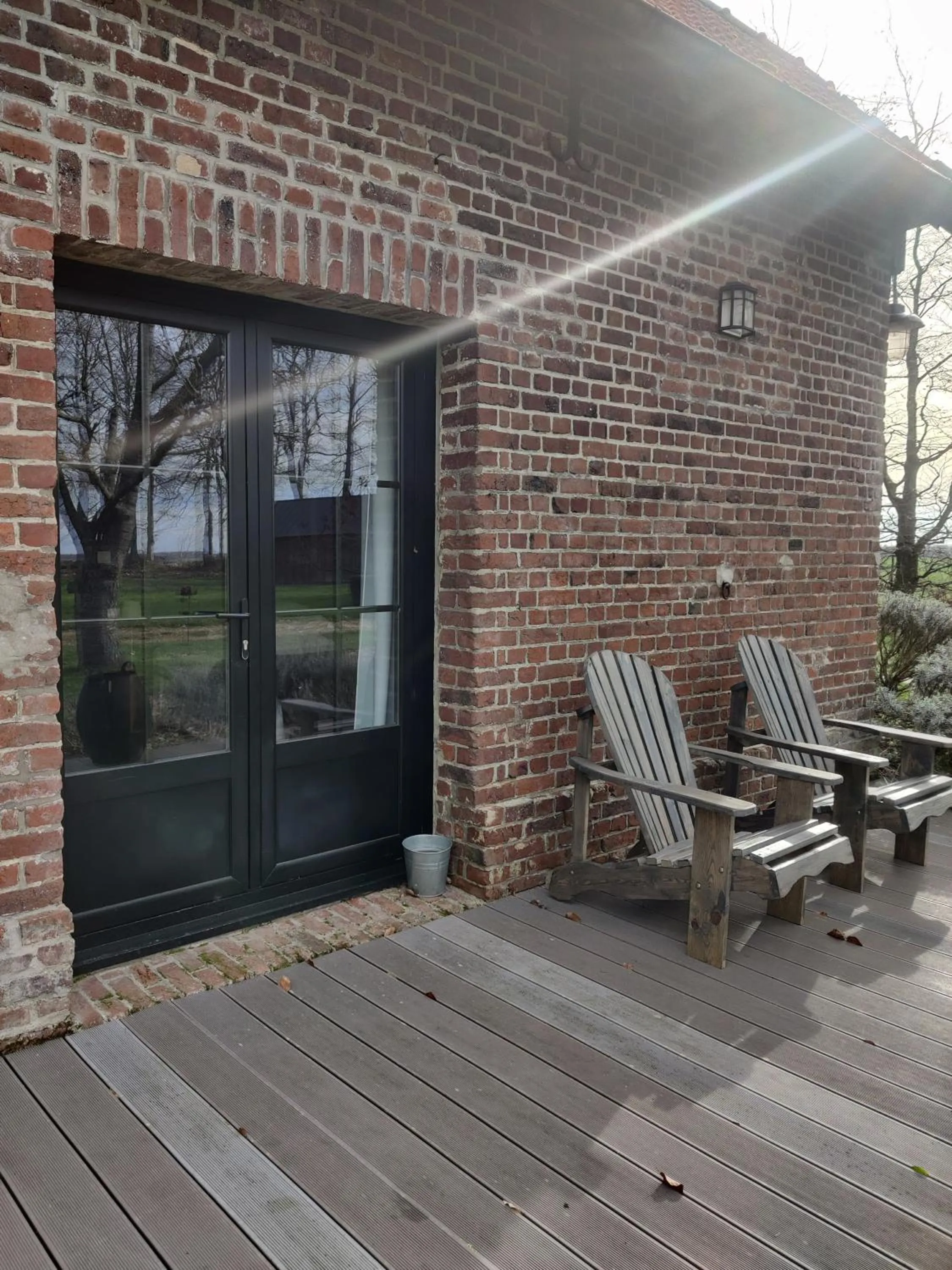 Balcony/Terrace in Clos Masure hôtel de campagne
