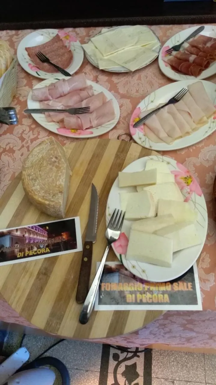 Food close-up in Palazzo Moraschi Subiaco