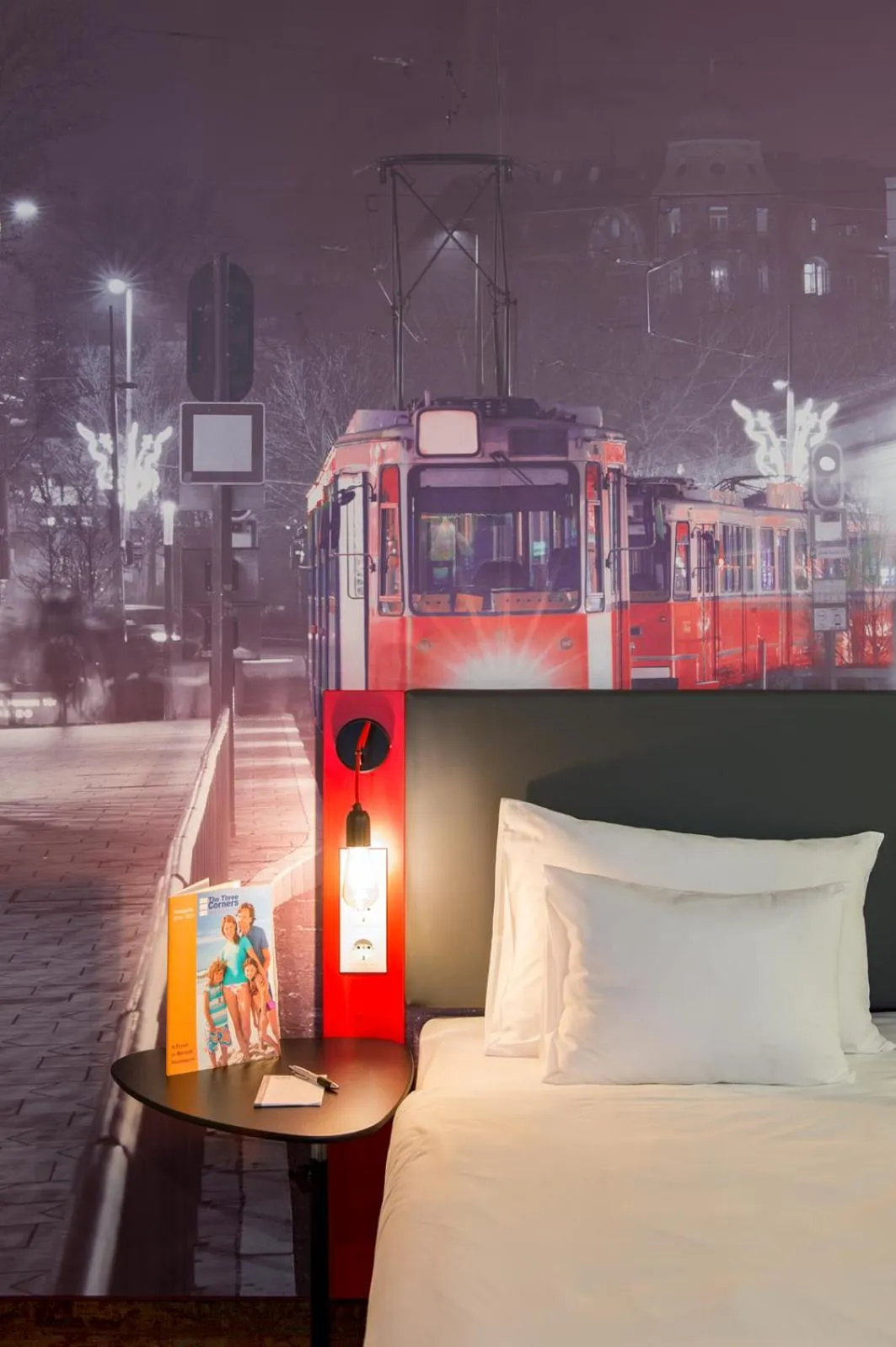 Bed in Three Corners Hotel Anna