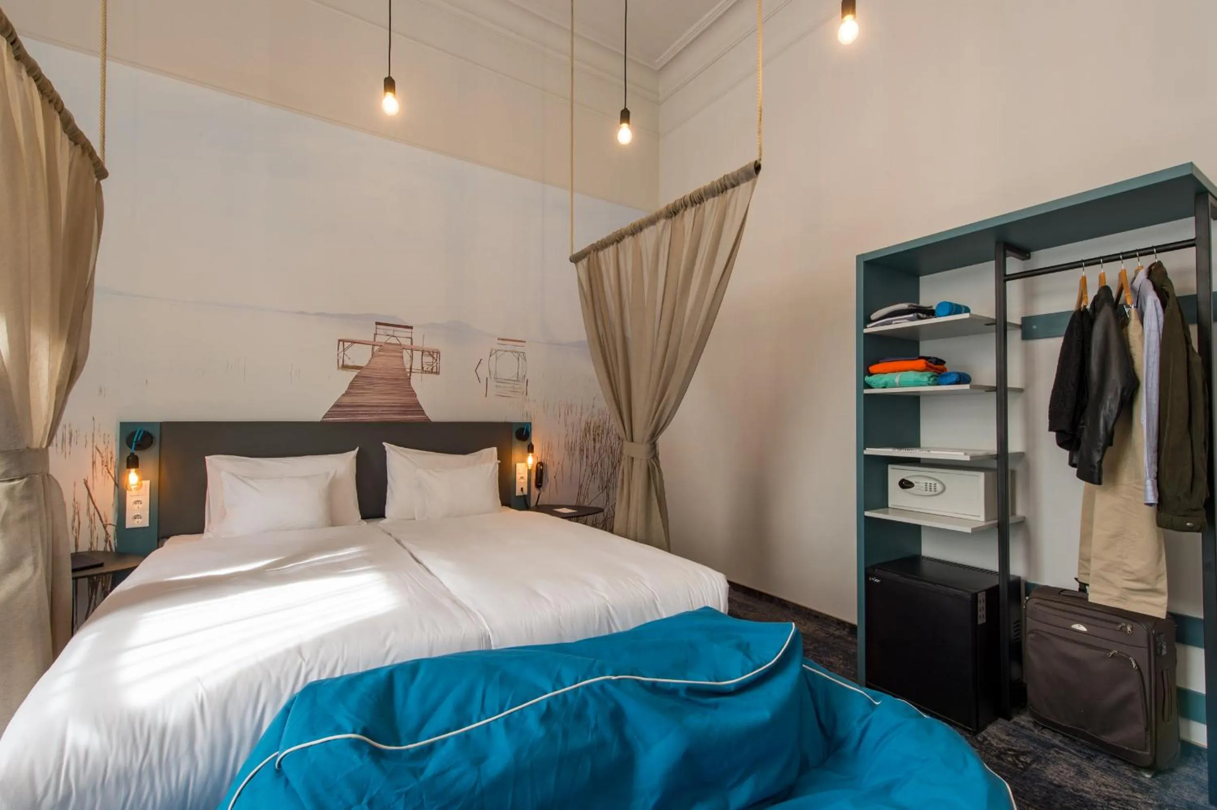 Bed in Three Corners Hotel Anna