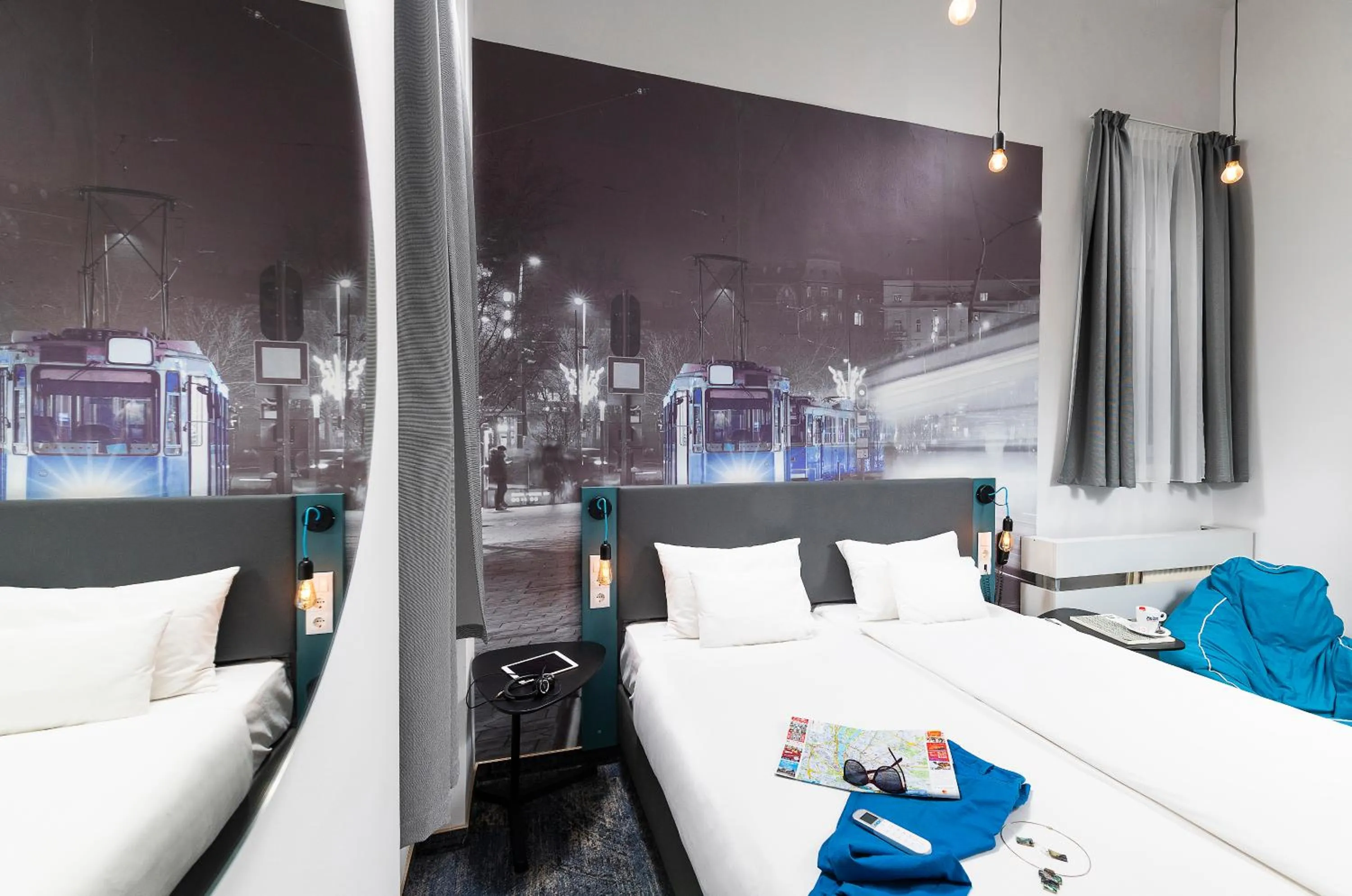 Bed in Three Corners Hotel Anna