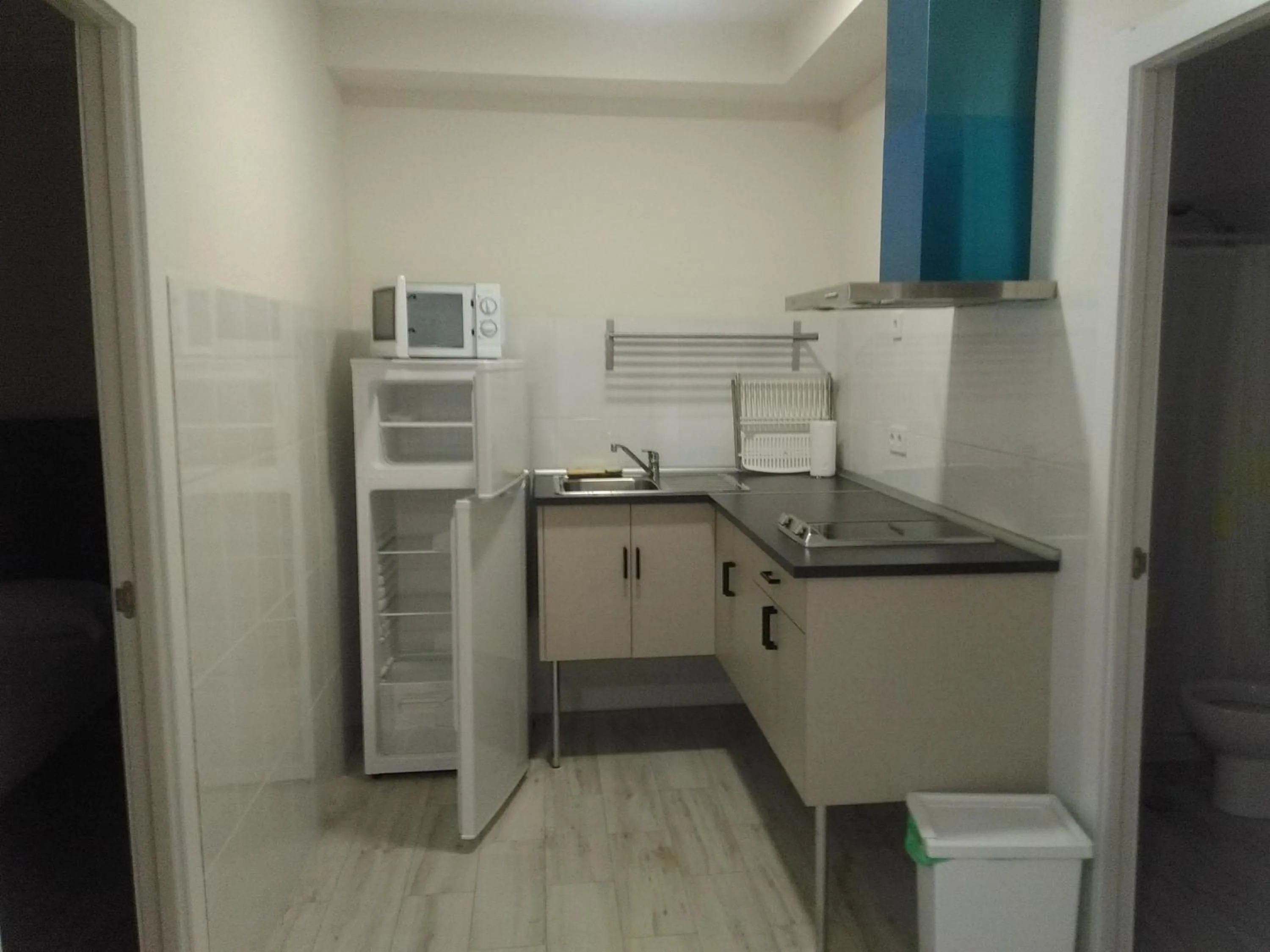 Kitchen or kitchenette in Camping San Javier