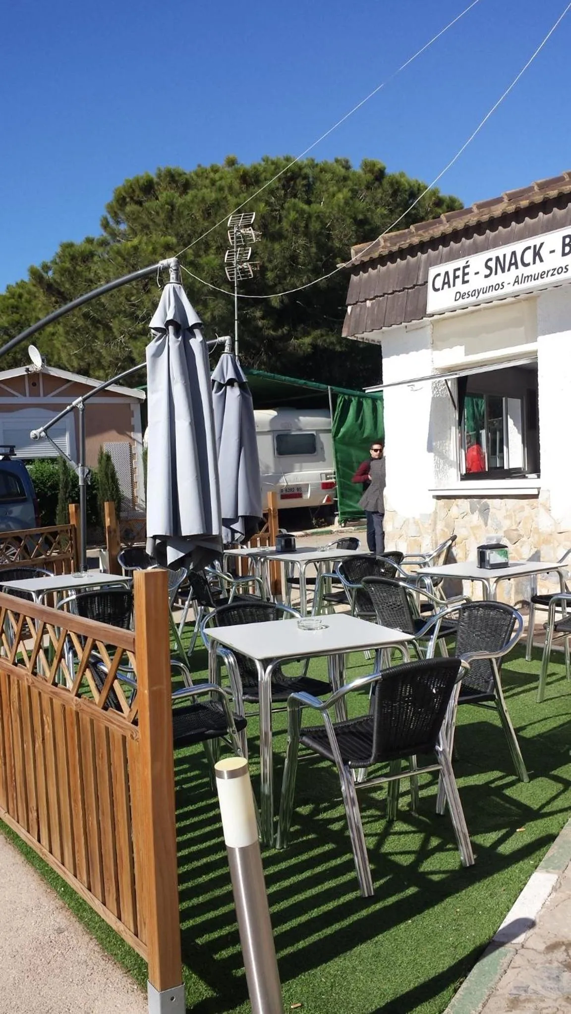 Balcony/Terrace in Camping San Javier