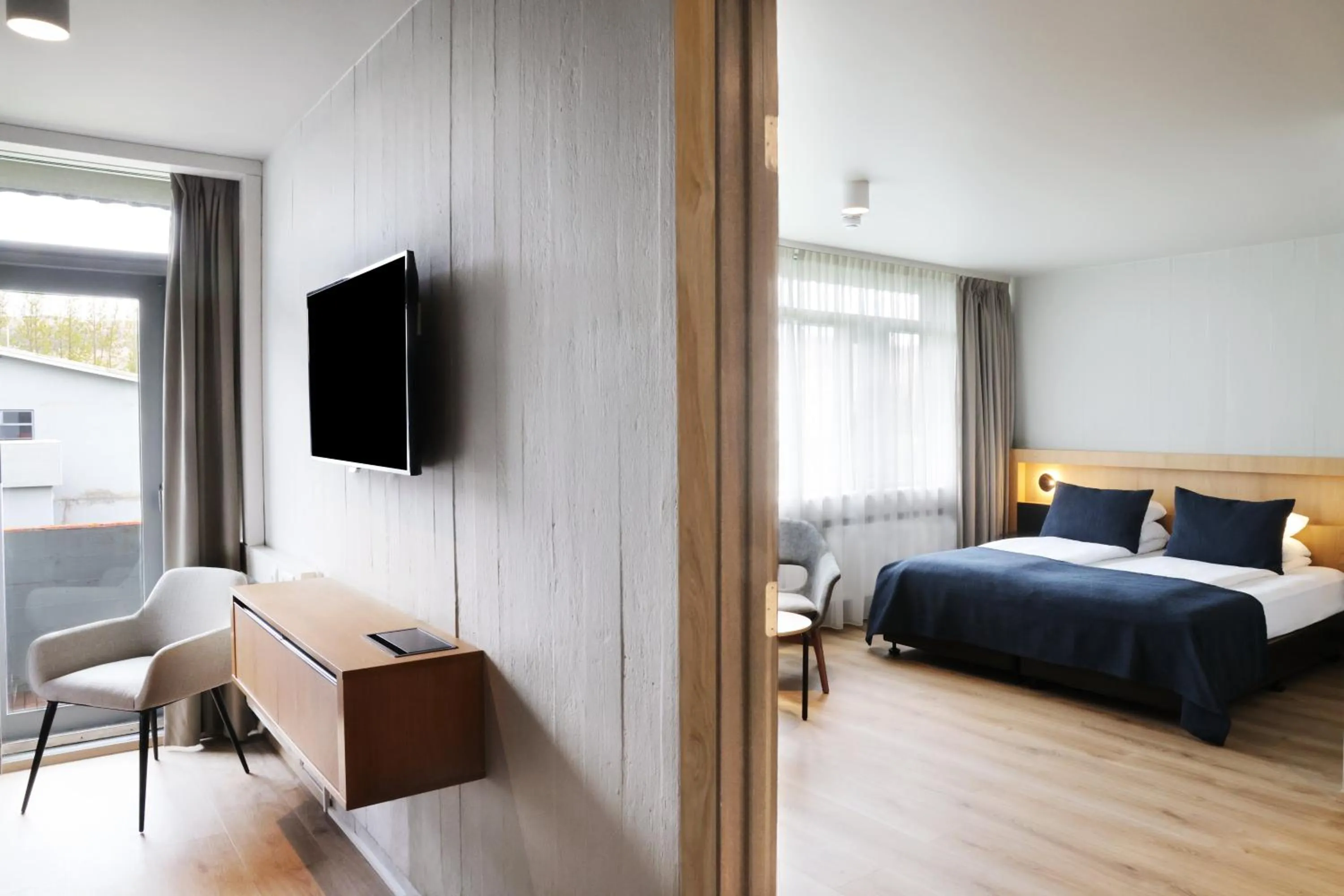 Bedroom, Bed in Fosshotel Reykholt