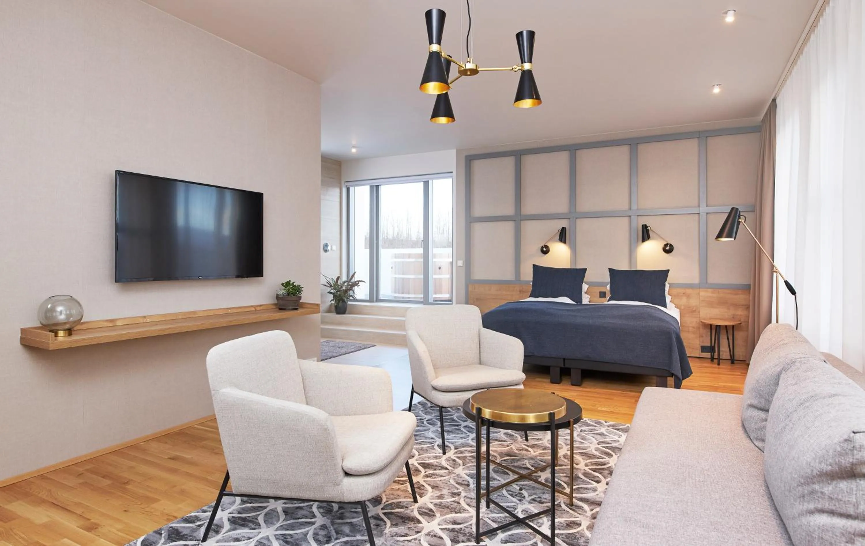 Living room in Fosshotel Reykholt