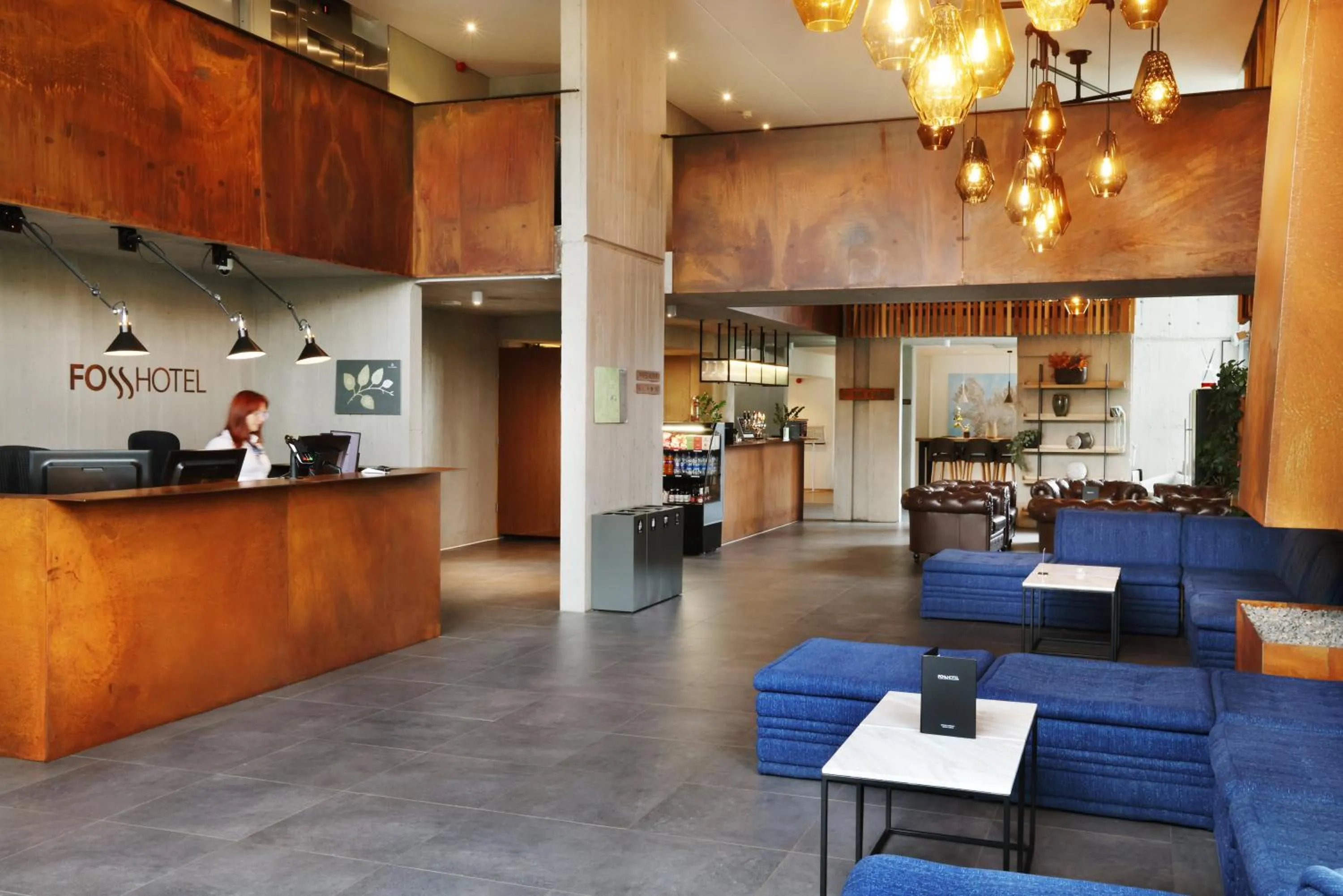 Lobby or reception in Fosshotel Reykholt