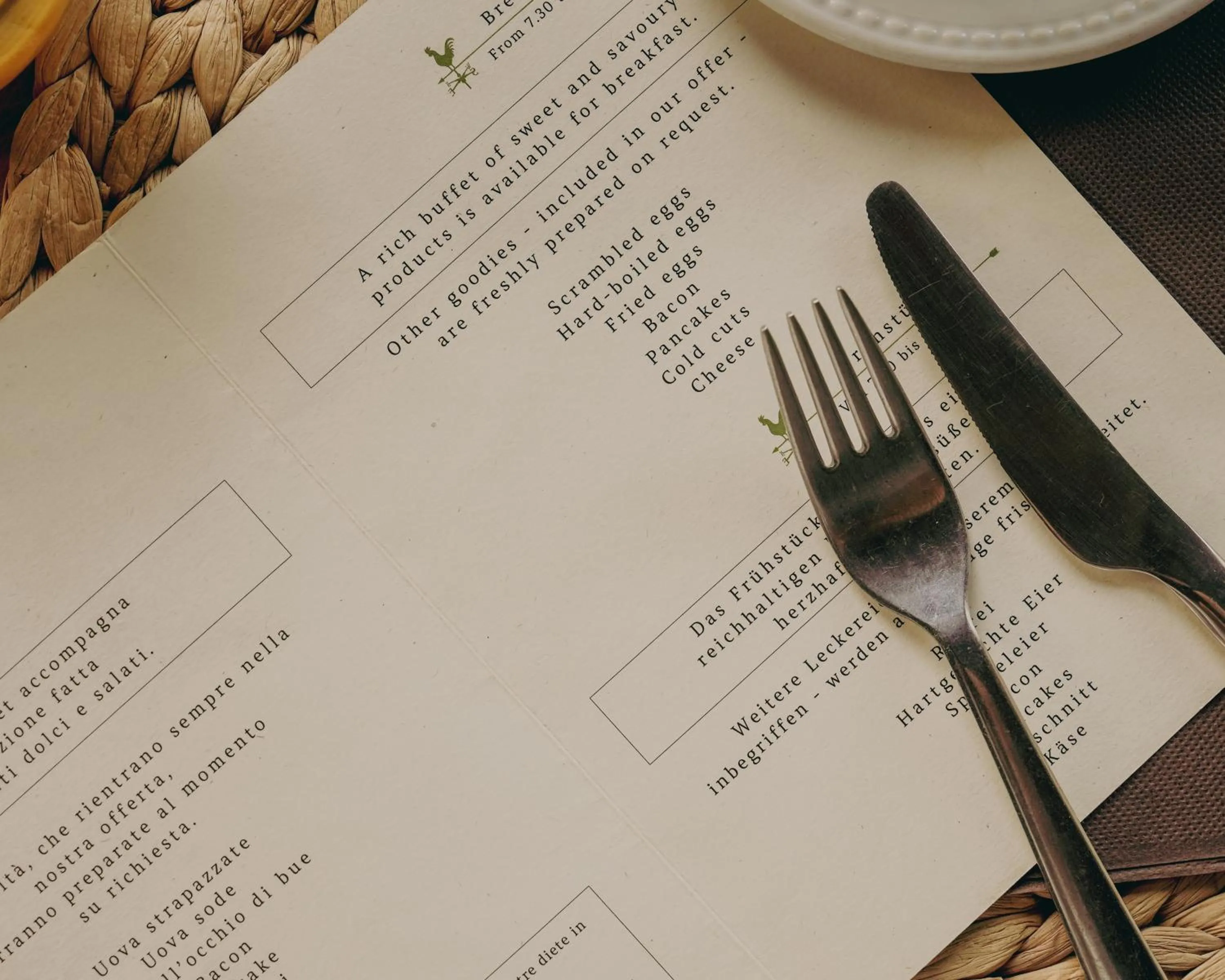 Food and drinks in Corte Vallio