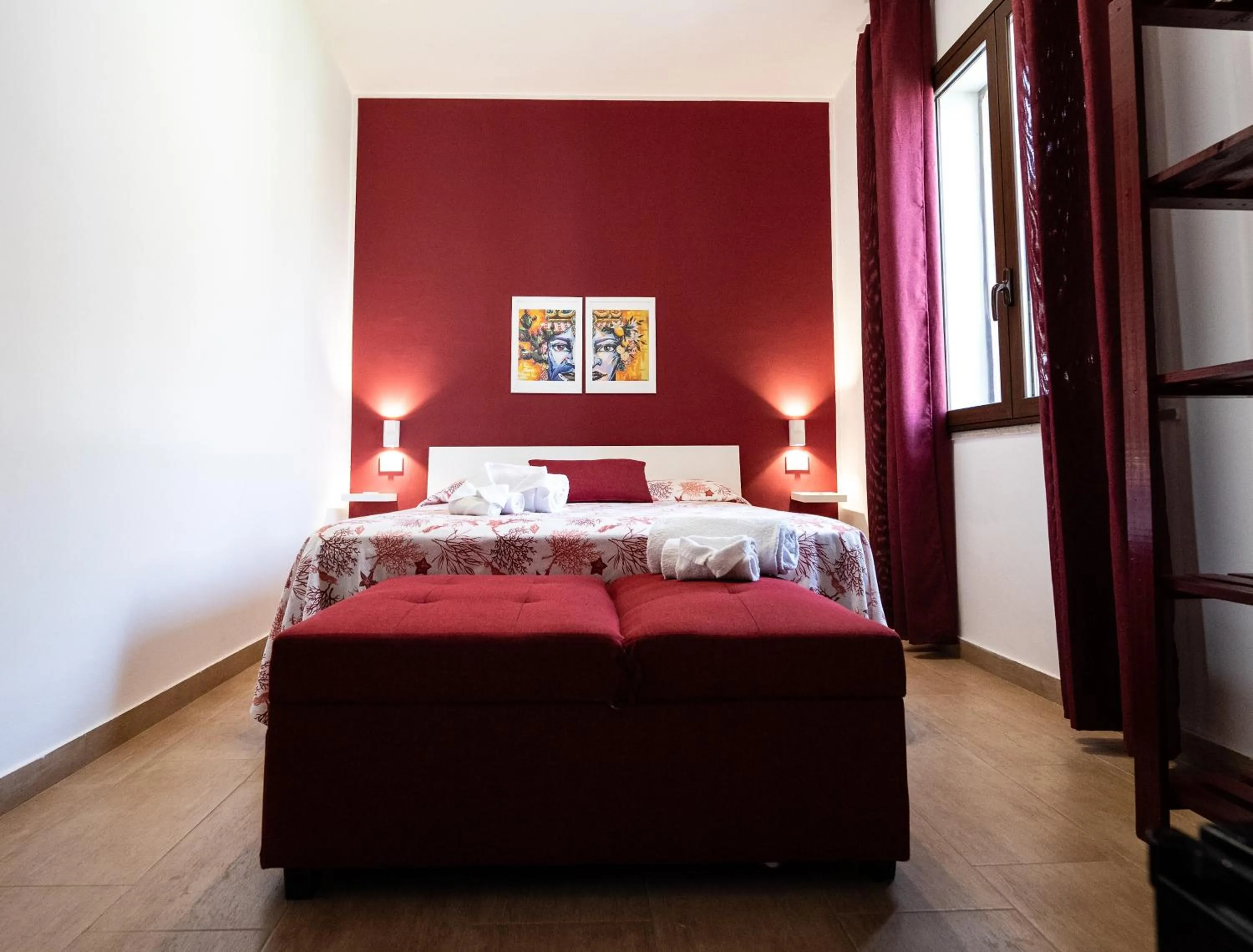 Bed in Villa Giulia Tonnara di Bonagia