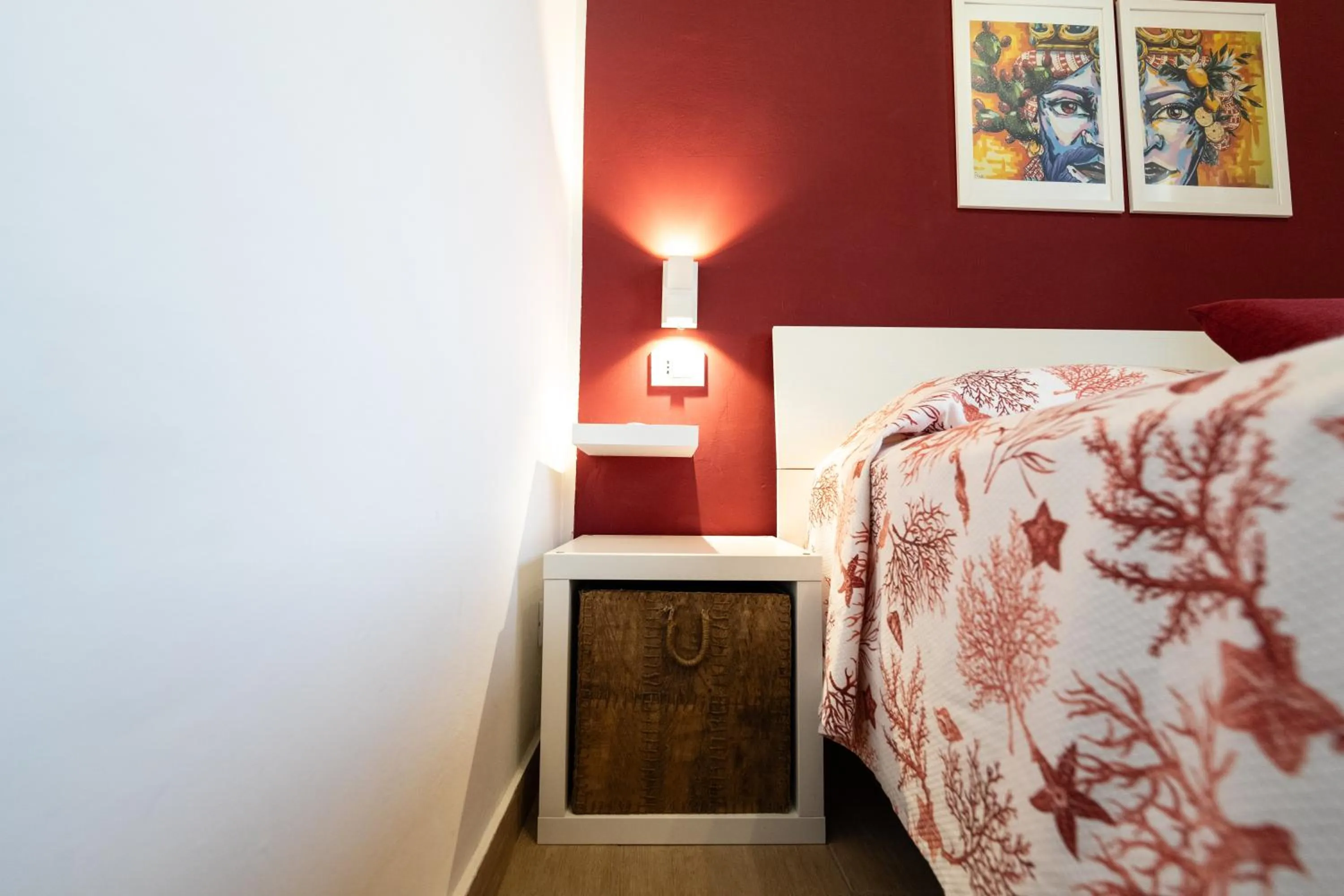 Bed in Villa Giulia Tonnara di Bonagia