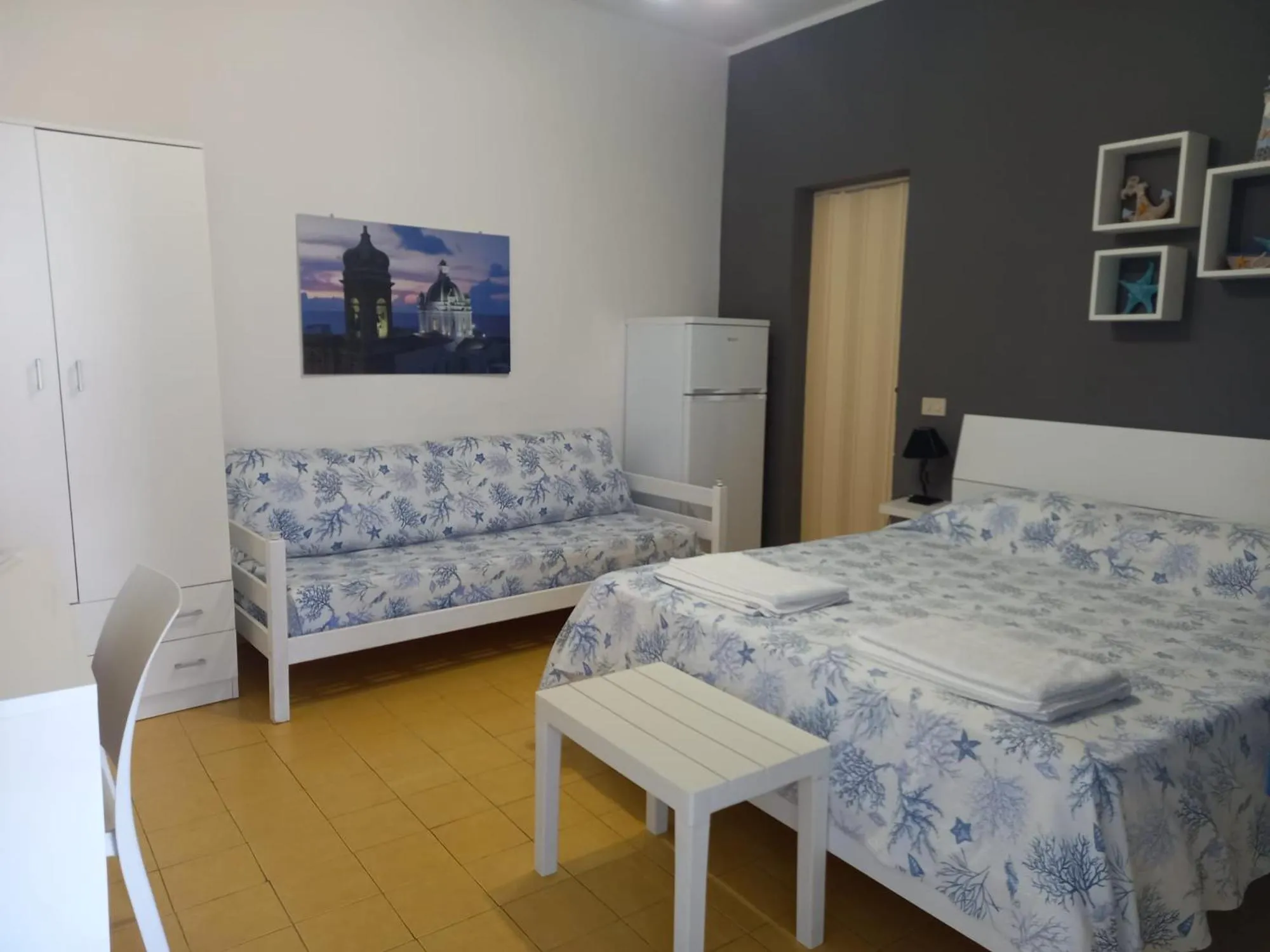 Bed in Villa Giulia Tonnara di Bonagia