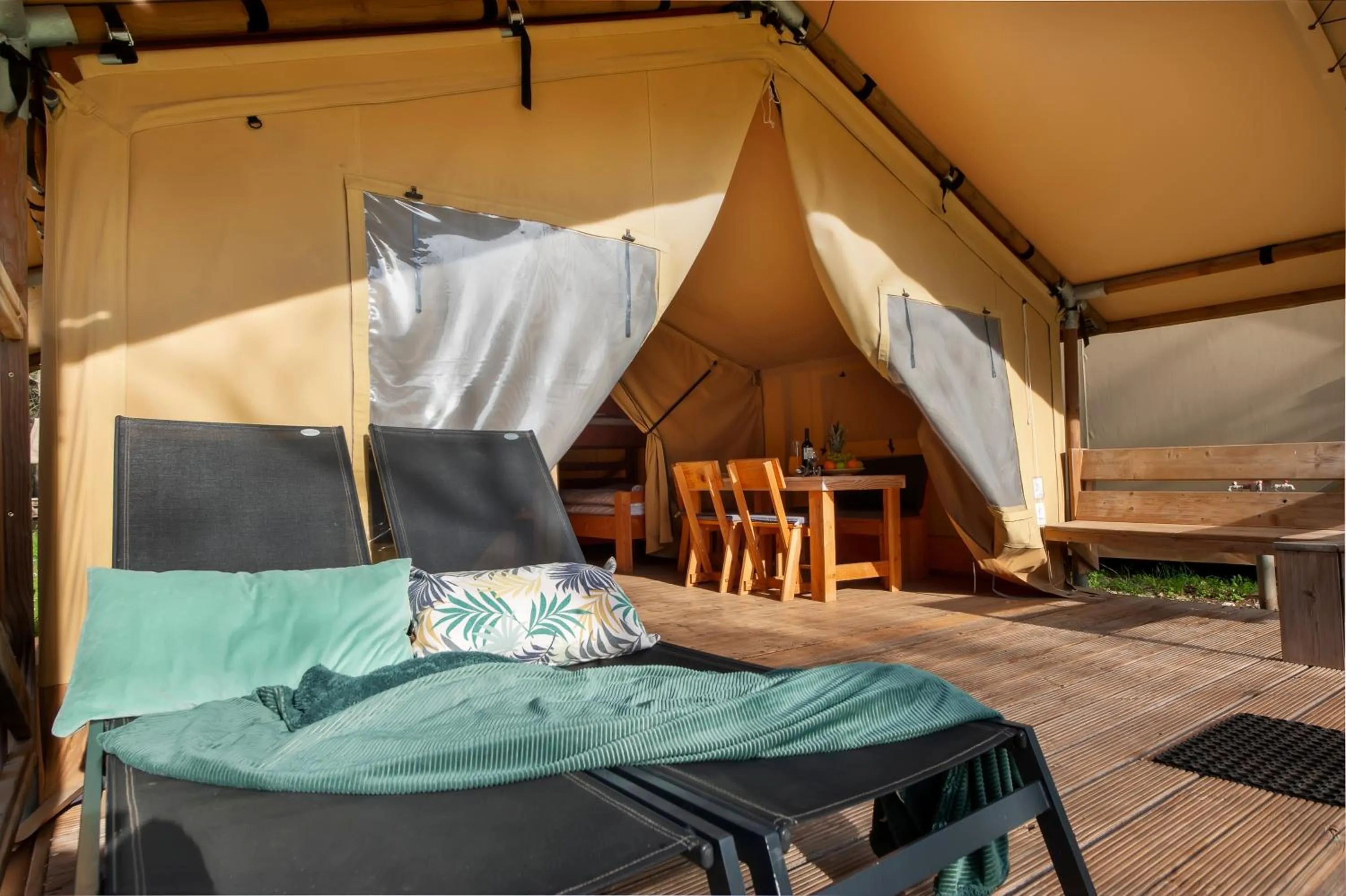 Living room in Glamping and Mobile Homes Lavanda - Holiday Centre Bi VIllage
