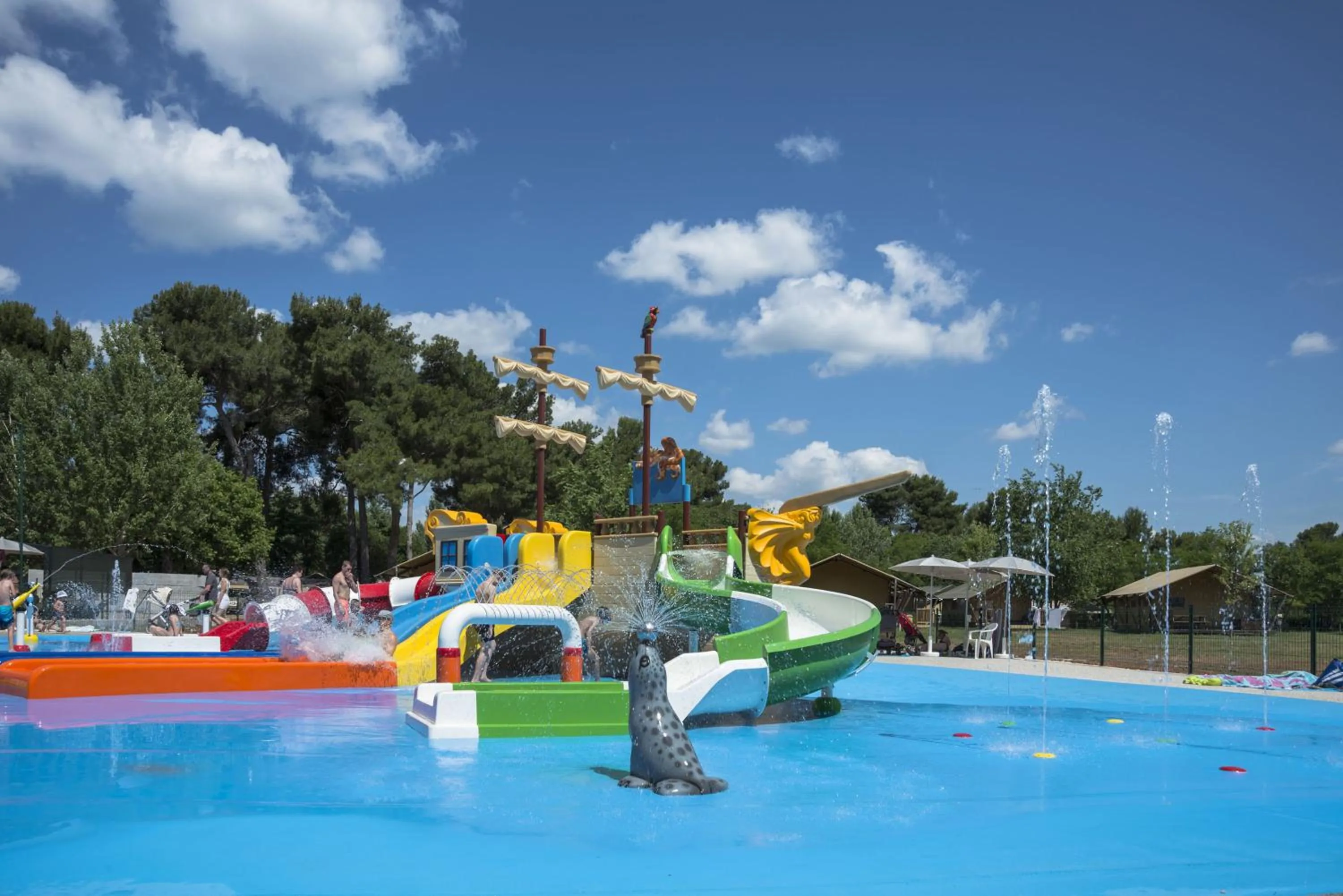 Aqua park in Glamping and Mobile Homes Lavanda - Holiday Centre Bi VIllage