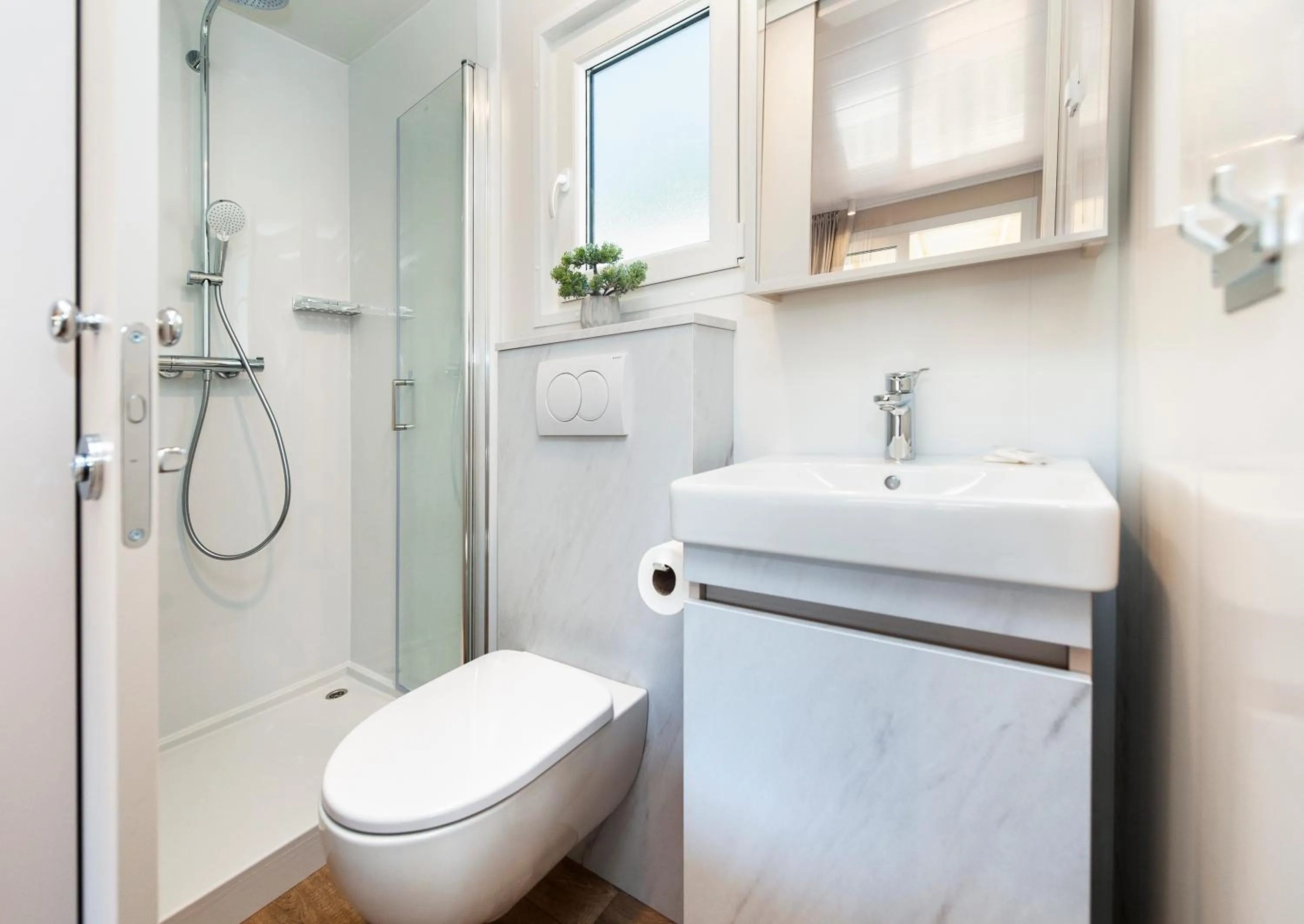 Shower in Glamping and Mobile Homes Lavanda - Holiday Centre Bi VIllage