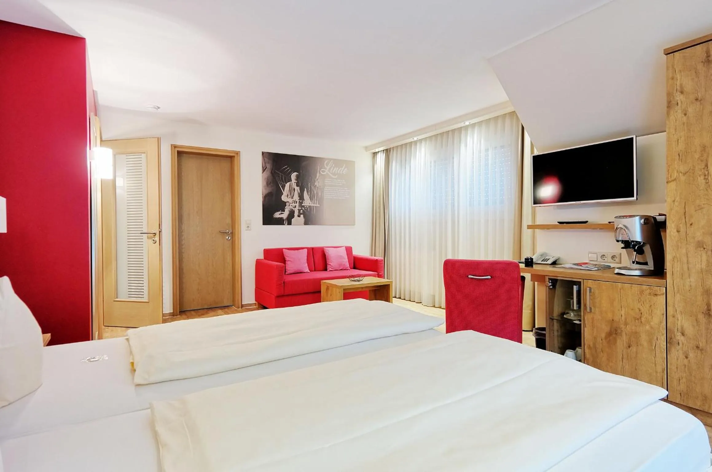 Bed in Hotel Garni Bergblick