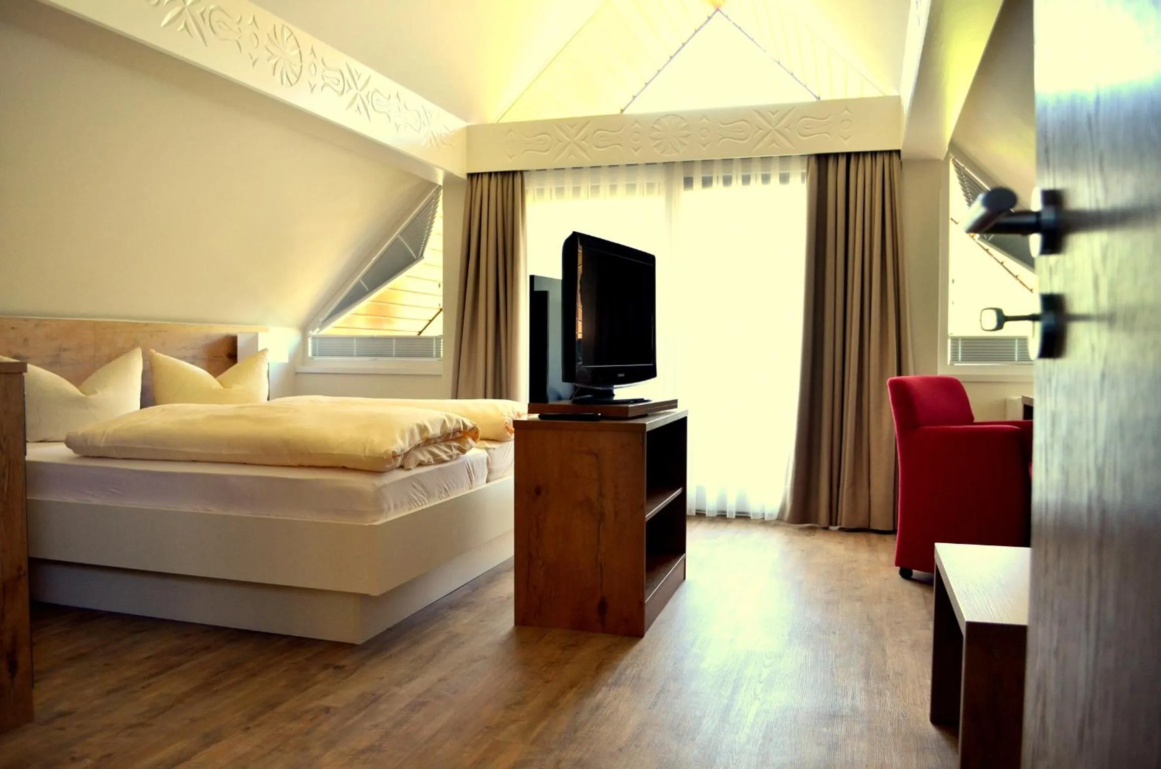 TV and multimedia, Bed in Hotel Garni Bergblick