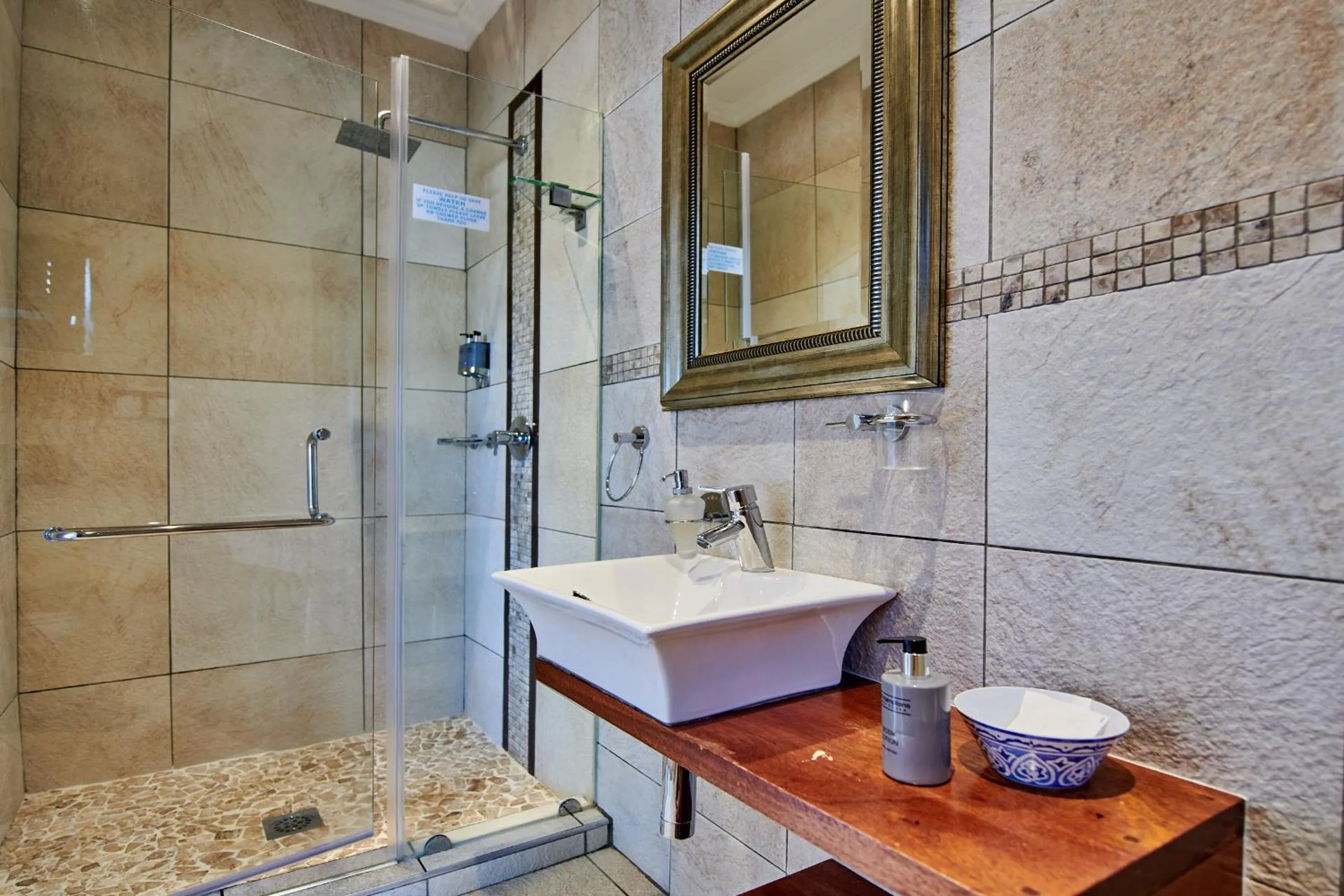 Shower in The Hamptons Guest House