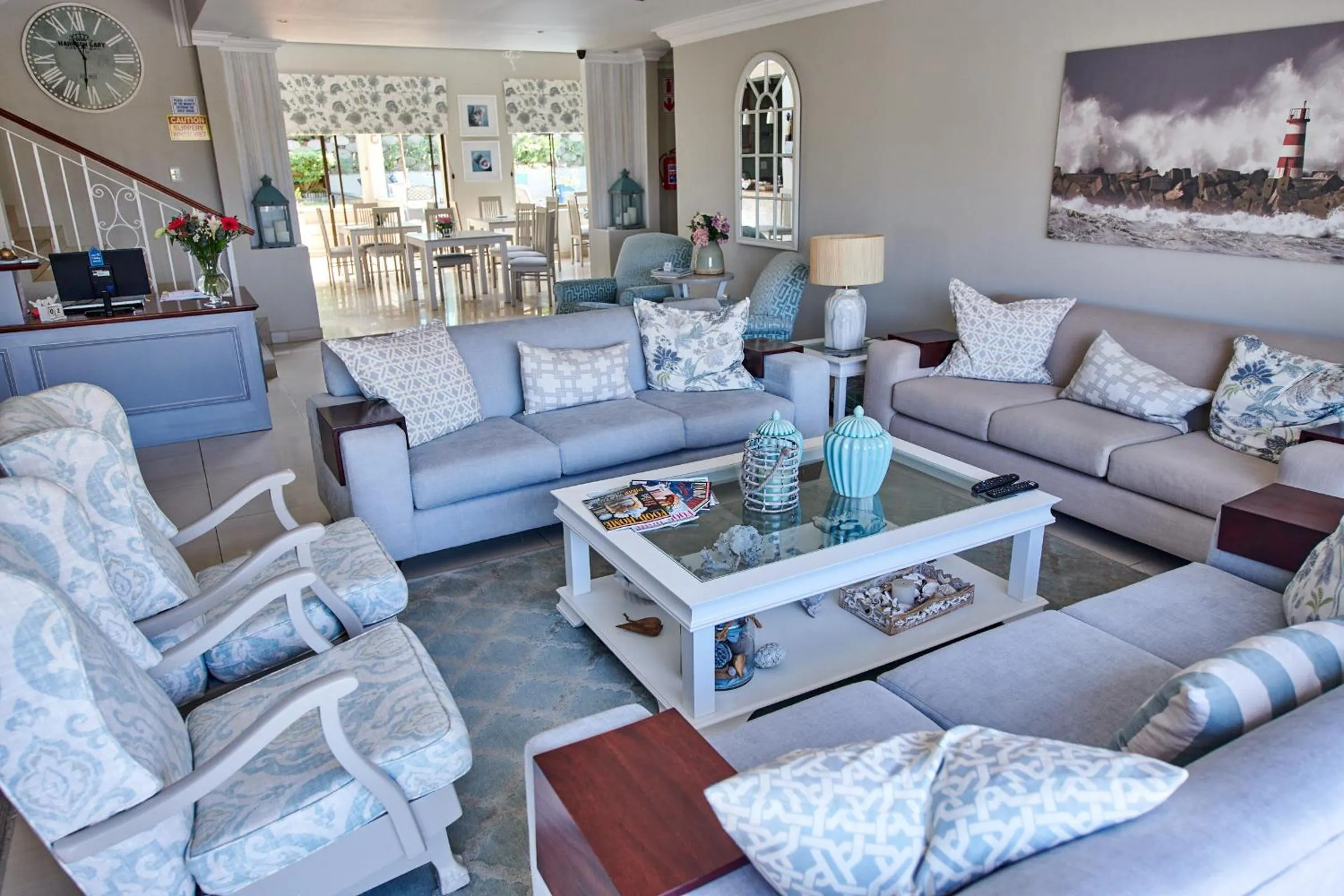 Living room in The Hamptons Guest House