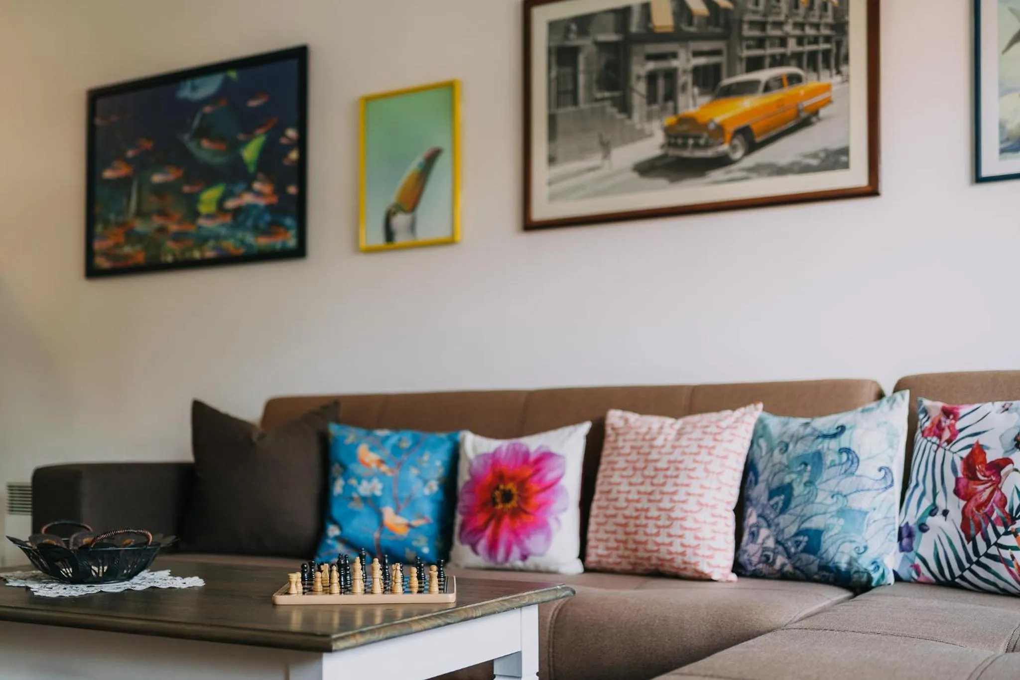 Seating area in Veli Hills Apartments