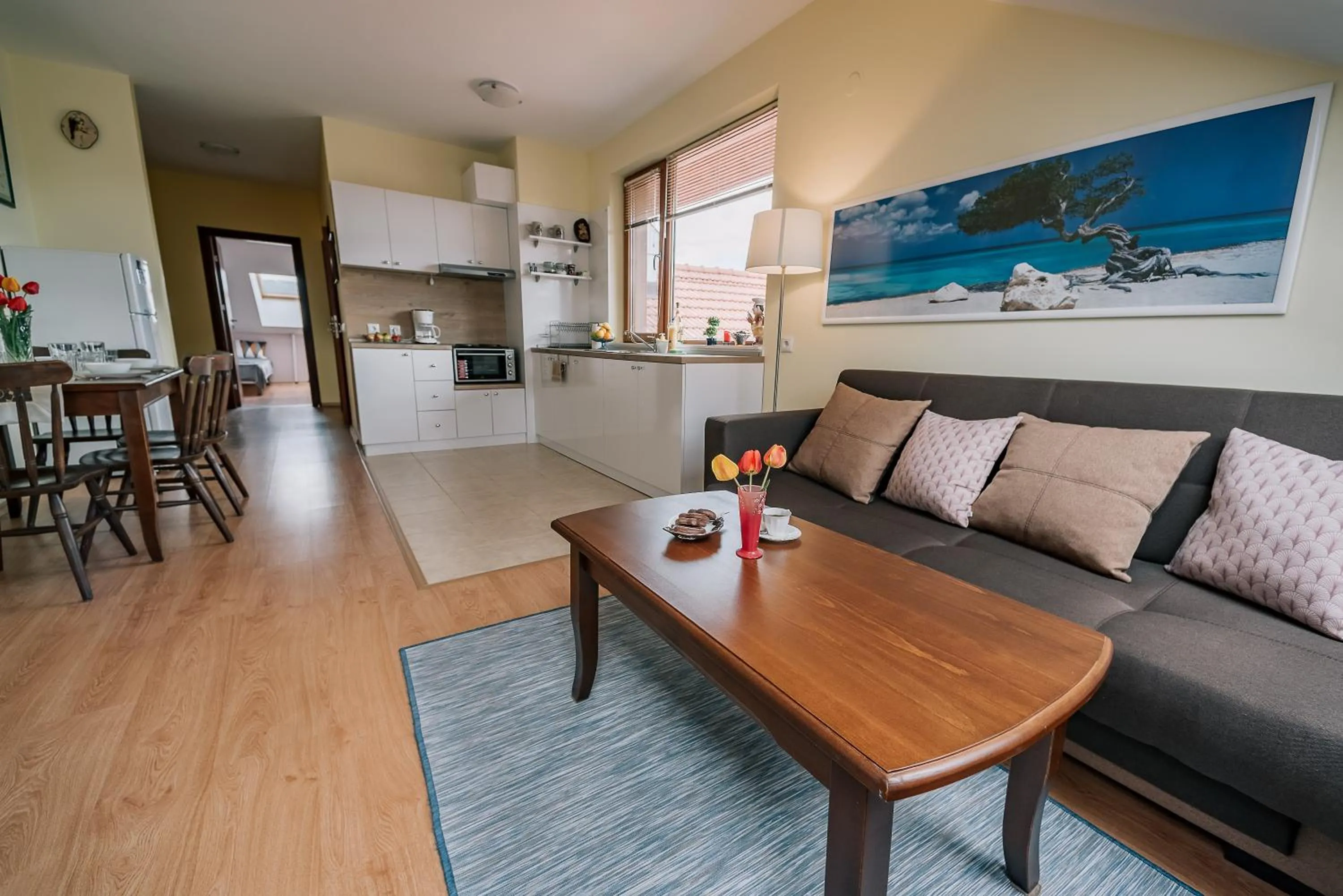 Living room in Veli Hills Apartments
