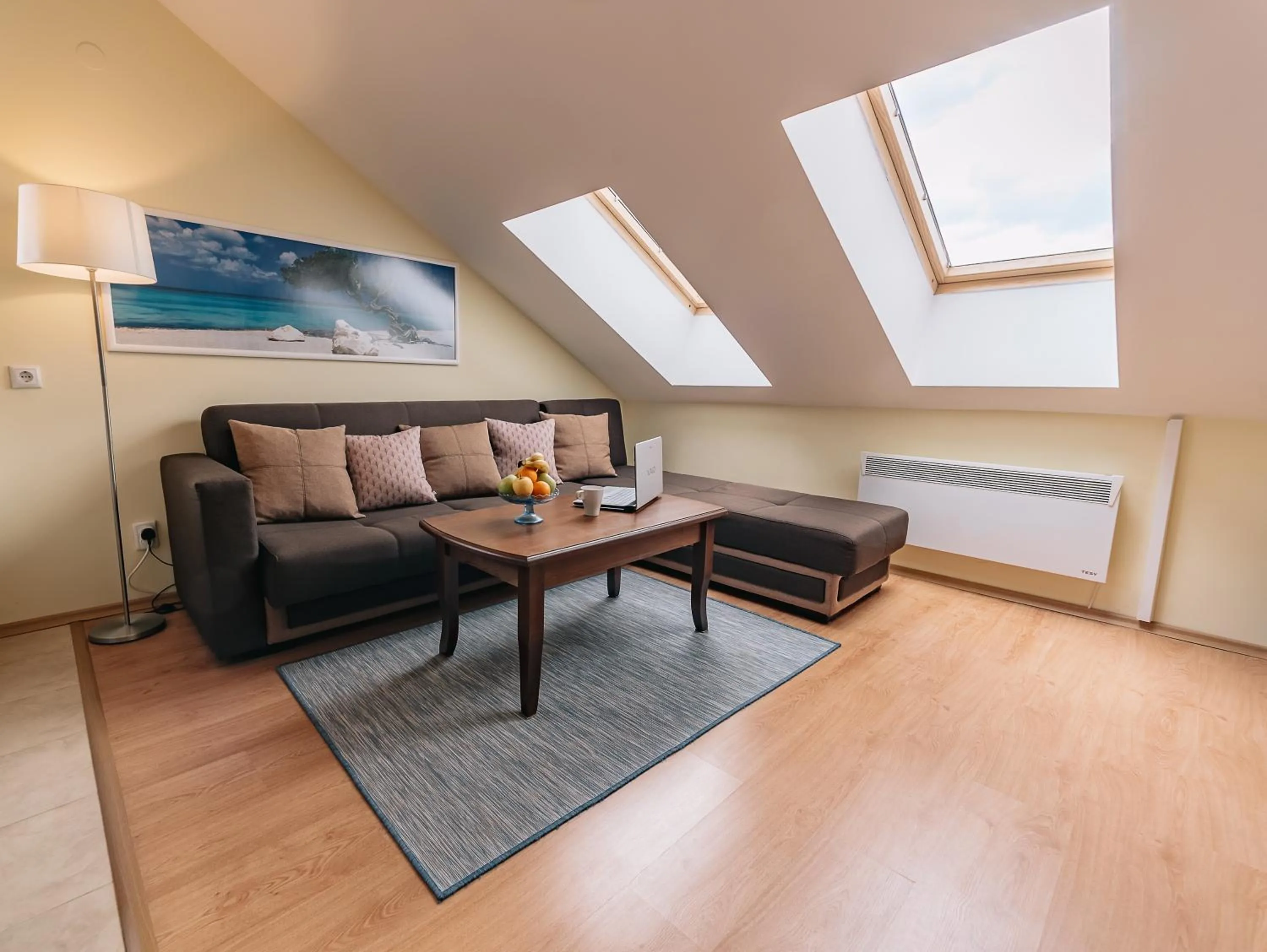 Living room in Veli Hills Apartments