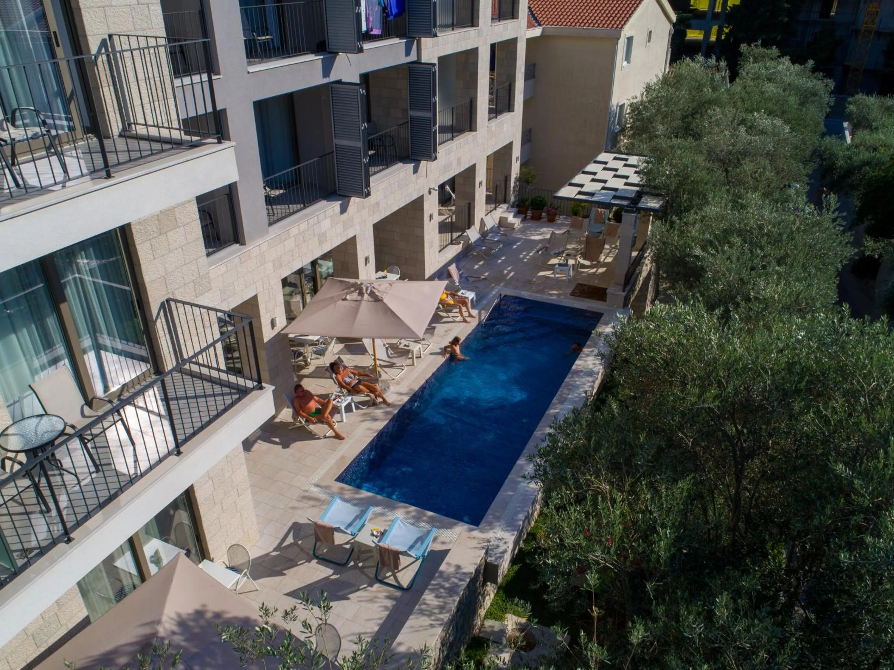 Bird's eye view in Hotel Eleven