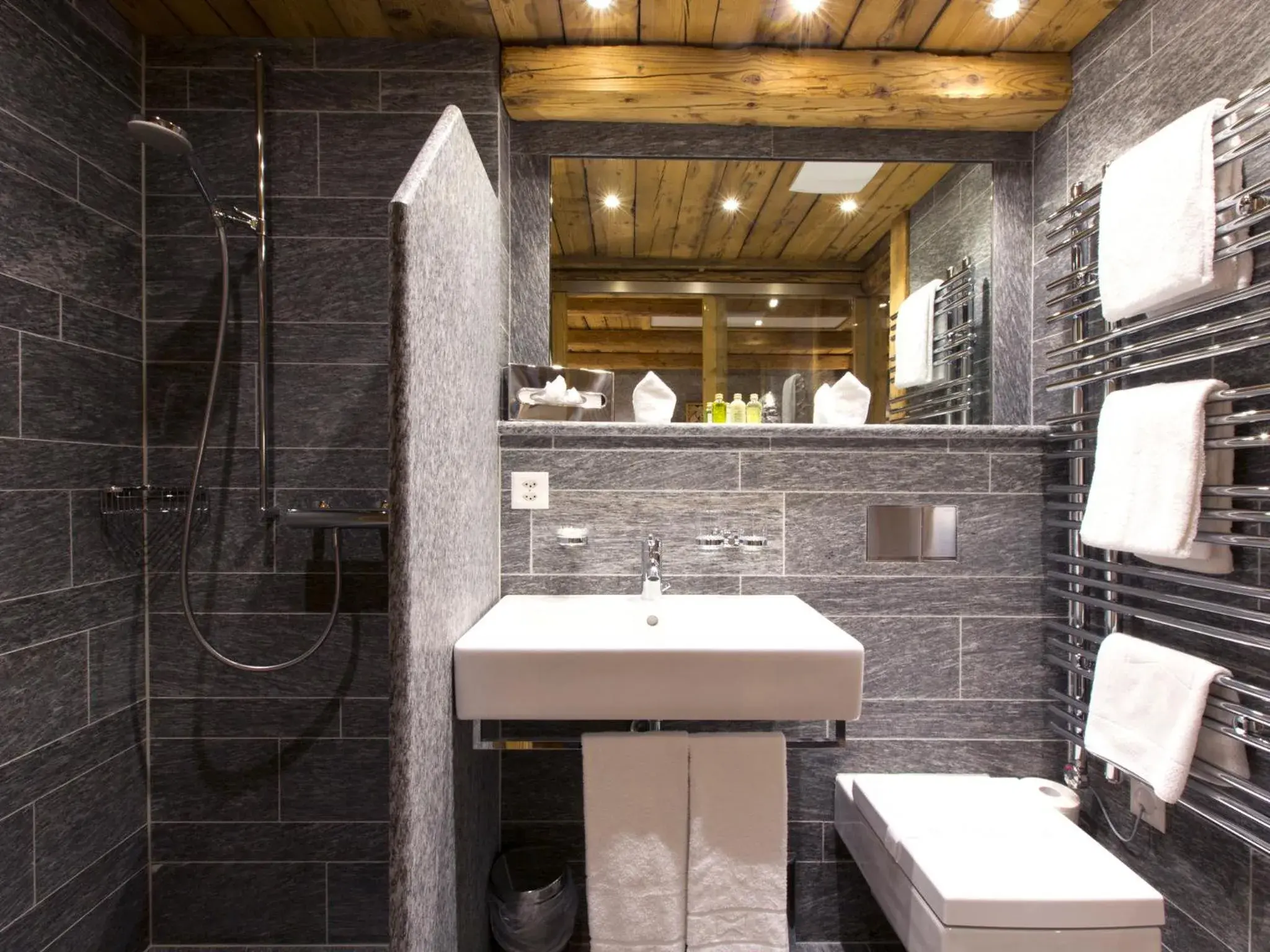 Double Room Graphite - single occupancy in Hotel Crusch Alba Zernez Double Room Graphite - single occupancy in Hotel Crusch Alba Zernez