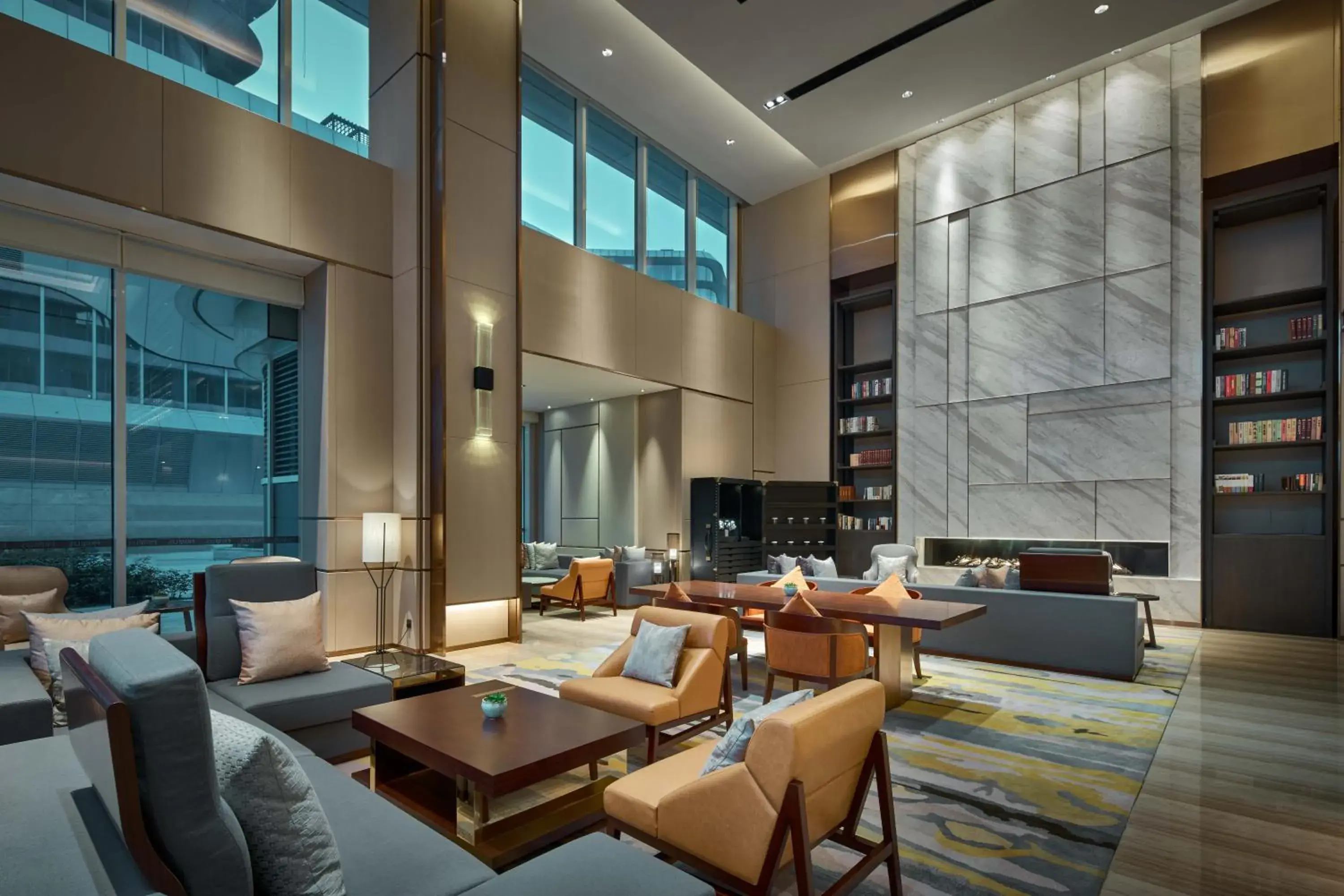 Lobby or reception in Primus Residence Shanghai Hongqiao Lobby or reception in Primus Residence Shanghai Hongqiao