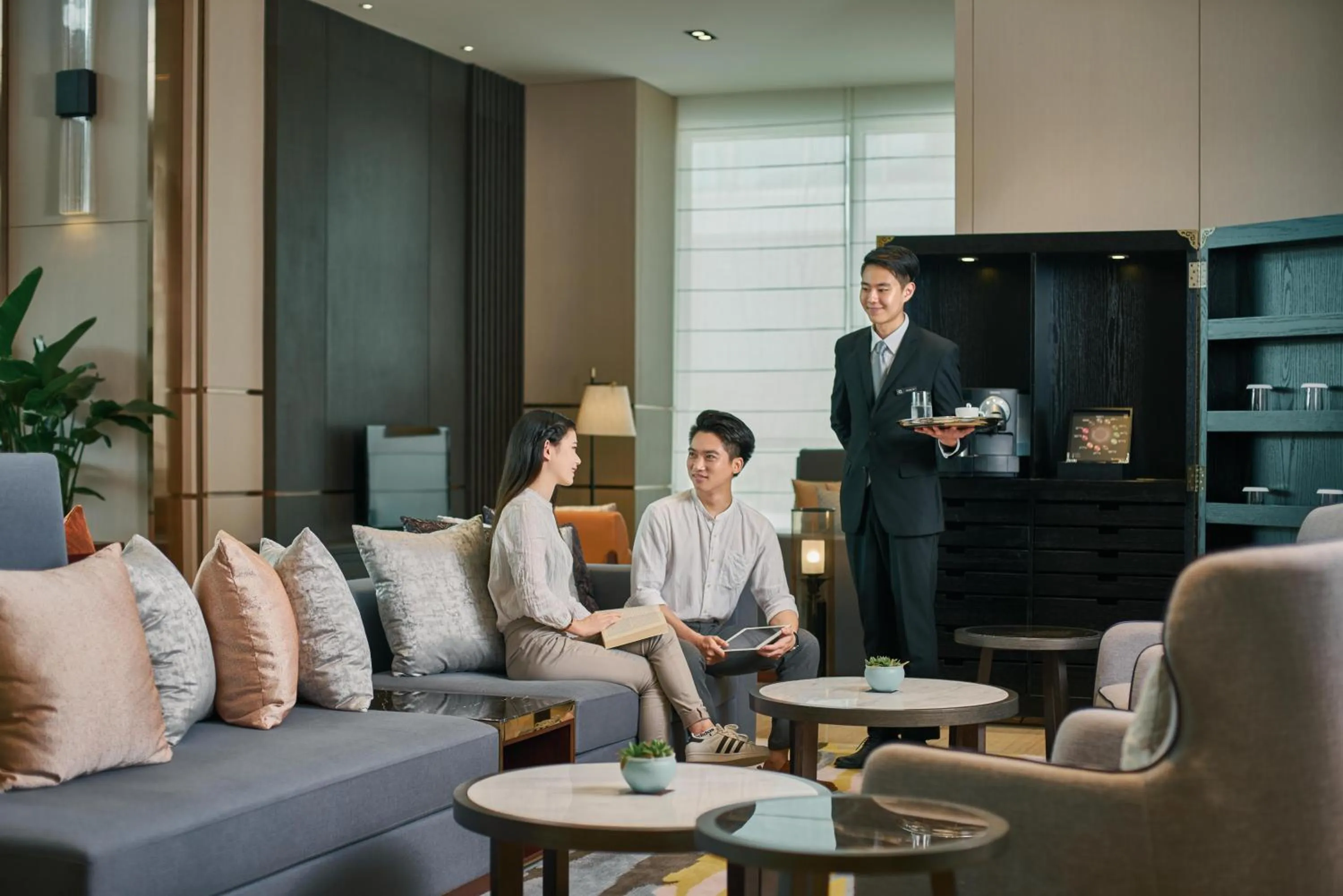 Seating area in Primus Residence Shanghai Hongqiao