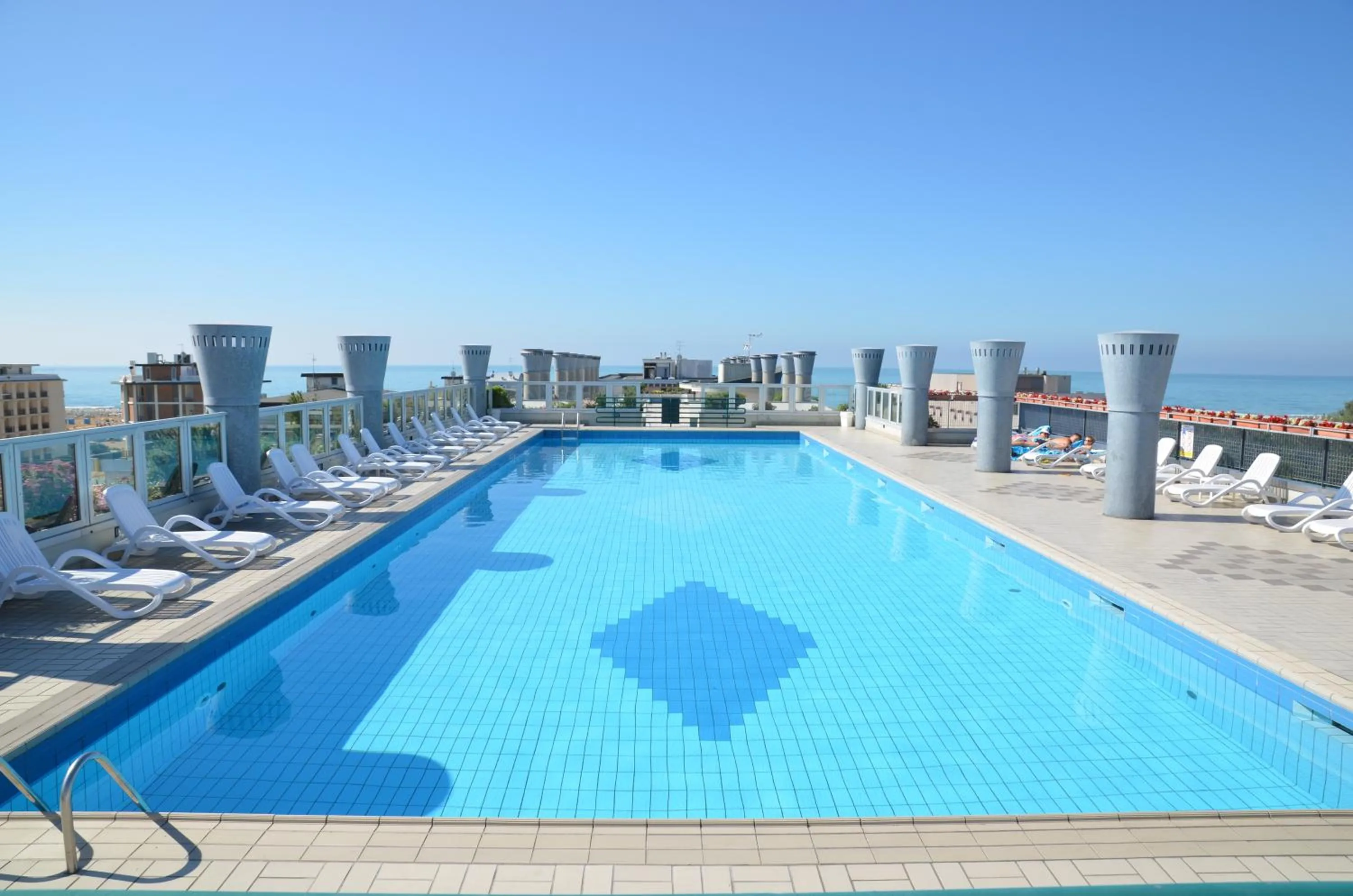 Pool view in Residenza delle Terme