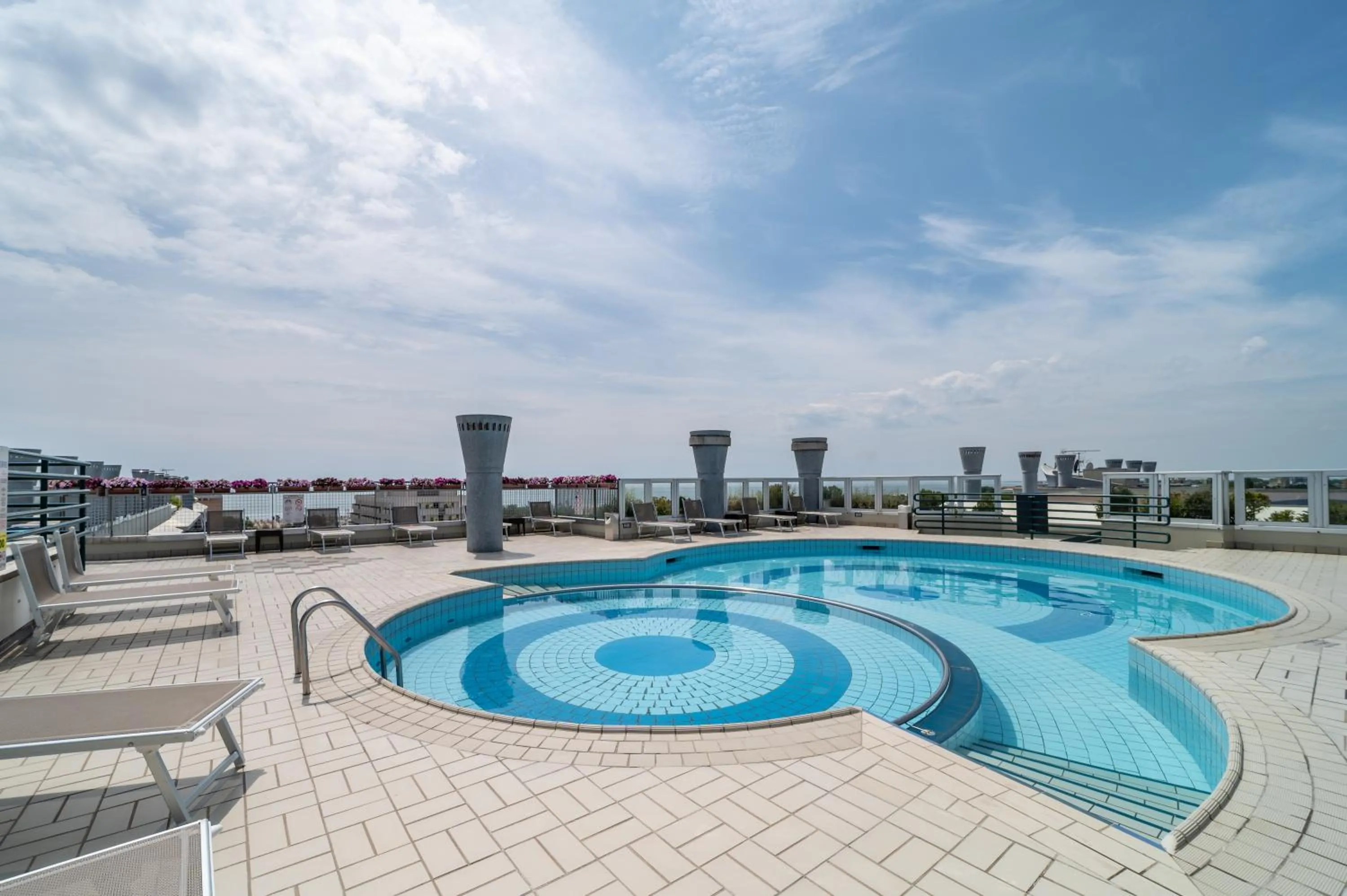 Pool view in Residenza delle Terme