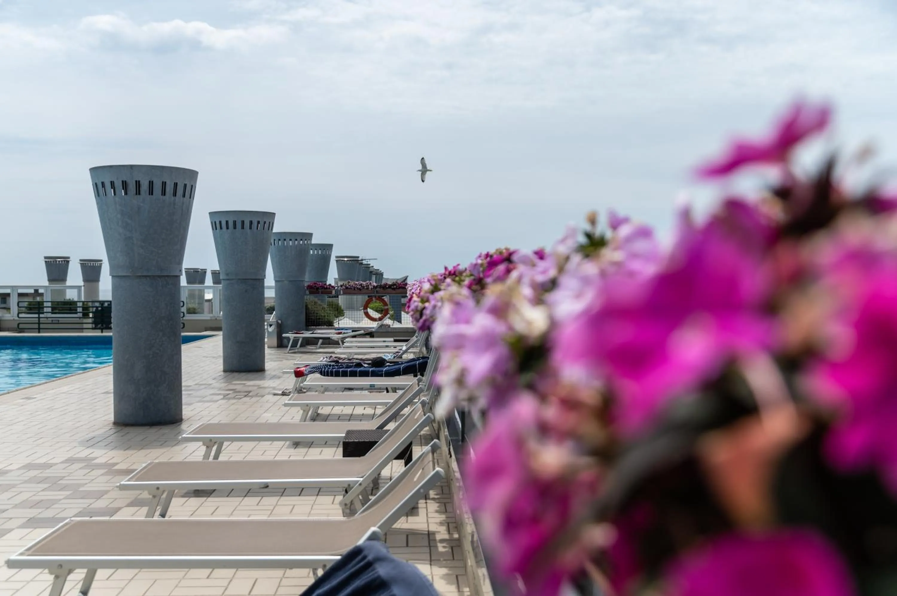 Pool view in Residenza delle Terme
