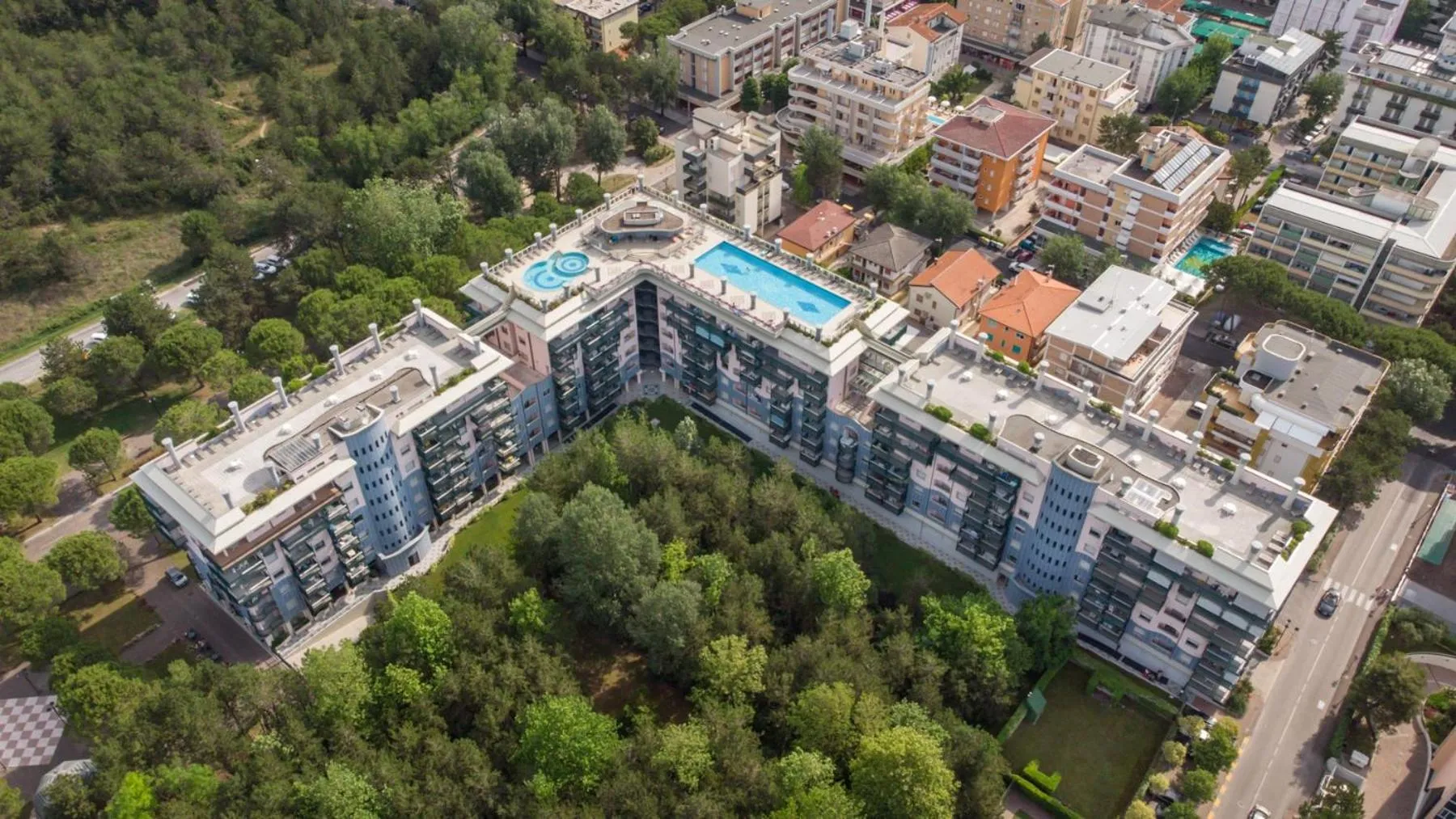 Bird's eye view in Residenza delle Terme