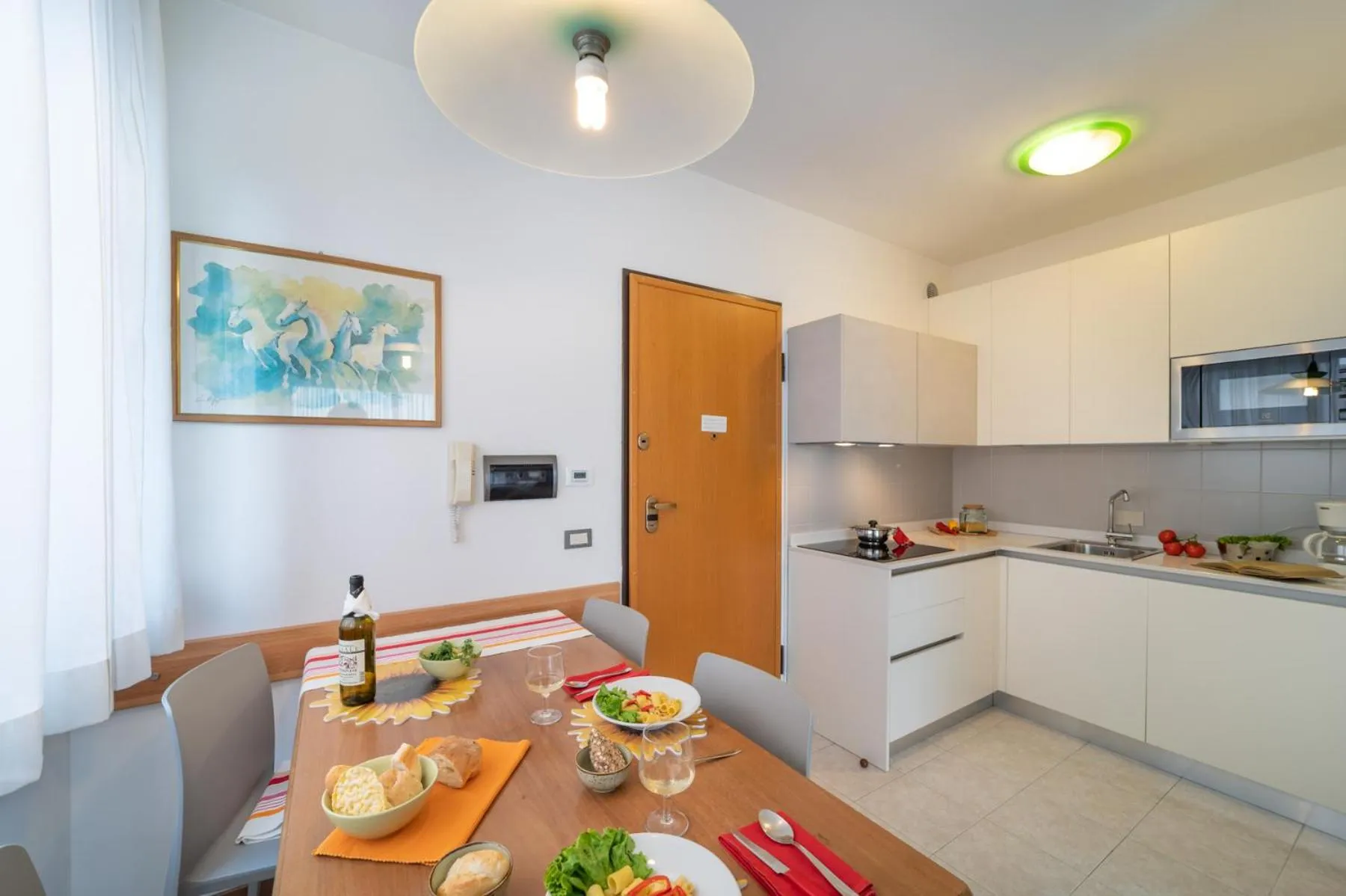 Kitchen or kitchenette in Residenza delle Terme