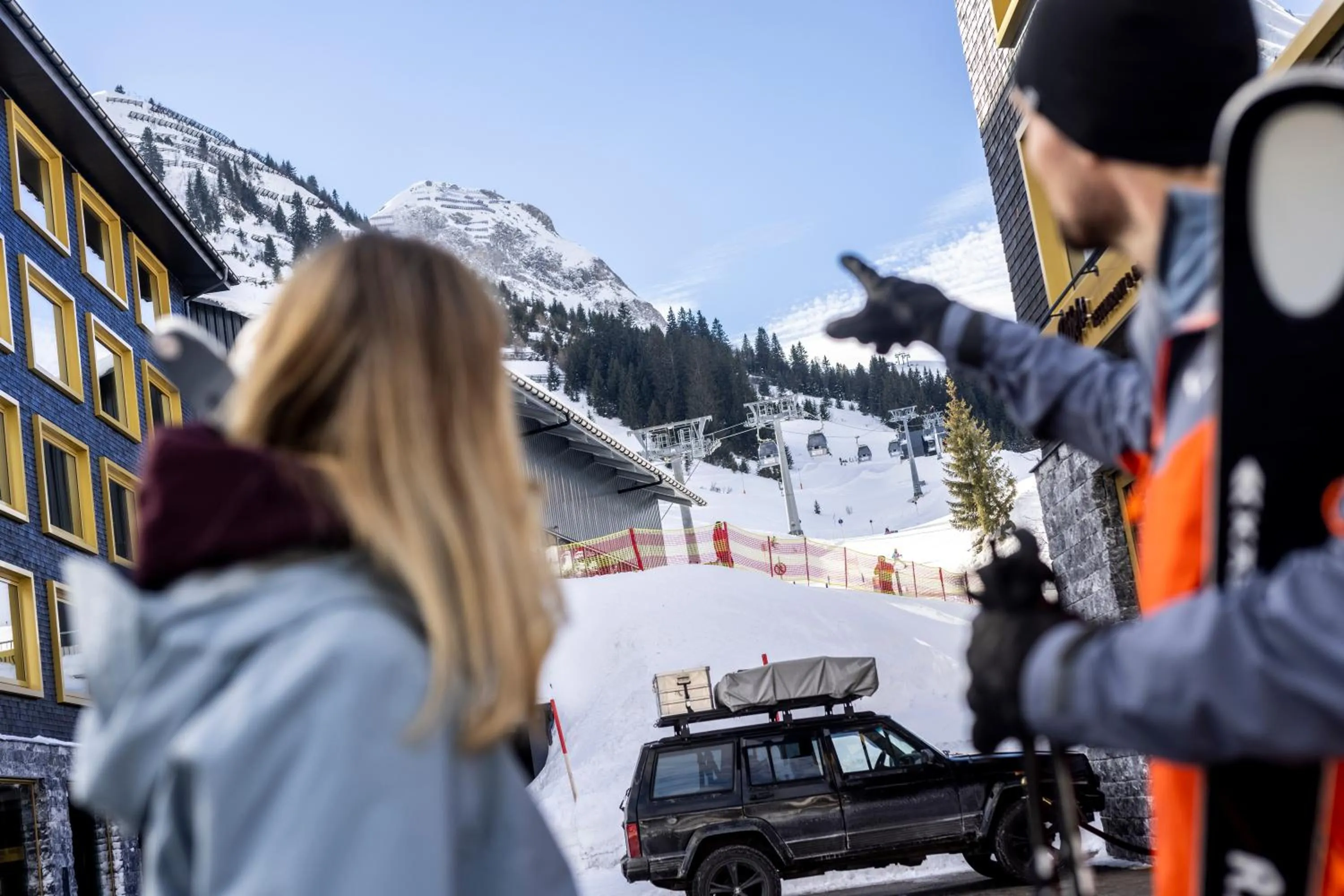 Property building in Hotel Walserberg