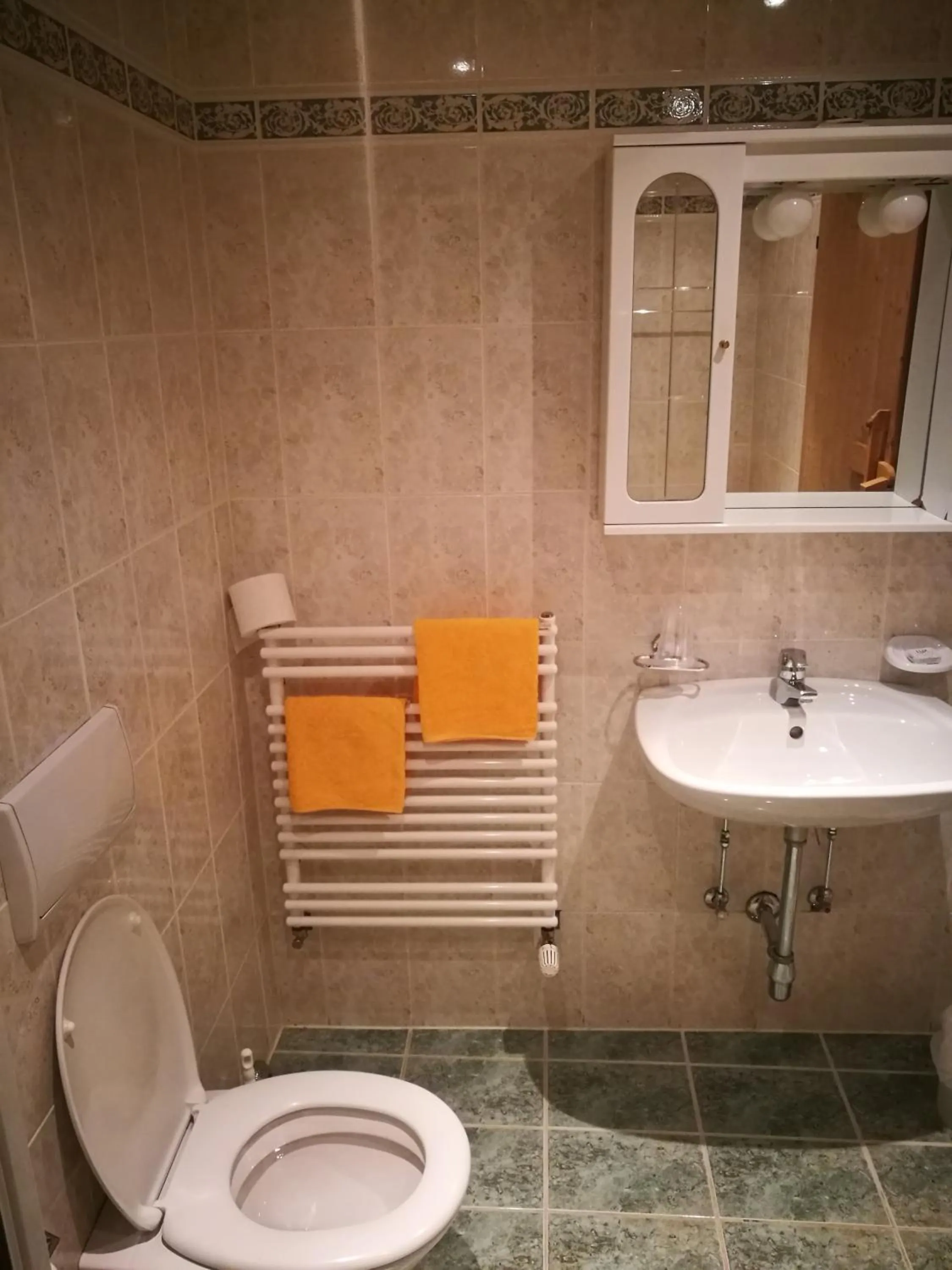 Bathroom in Gasthof Stauder