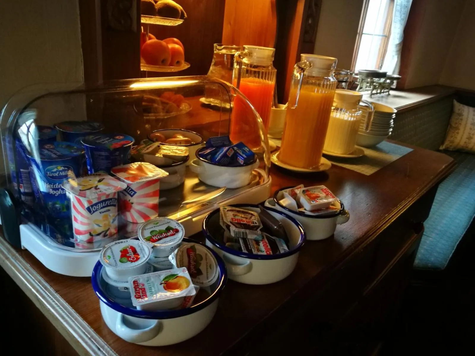 Buffet breakfast in Gasthof Stauder