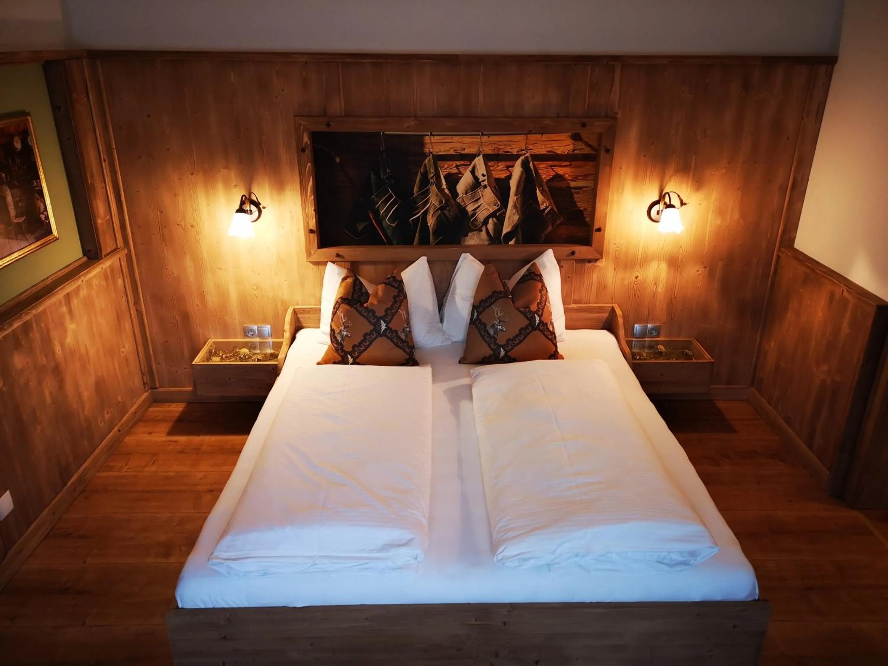 Bed in Gasthof Stauder