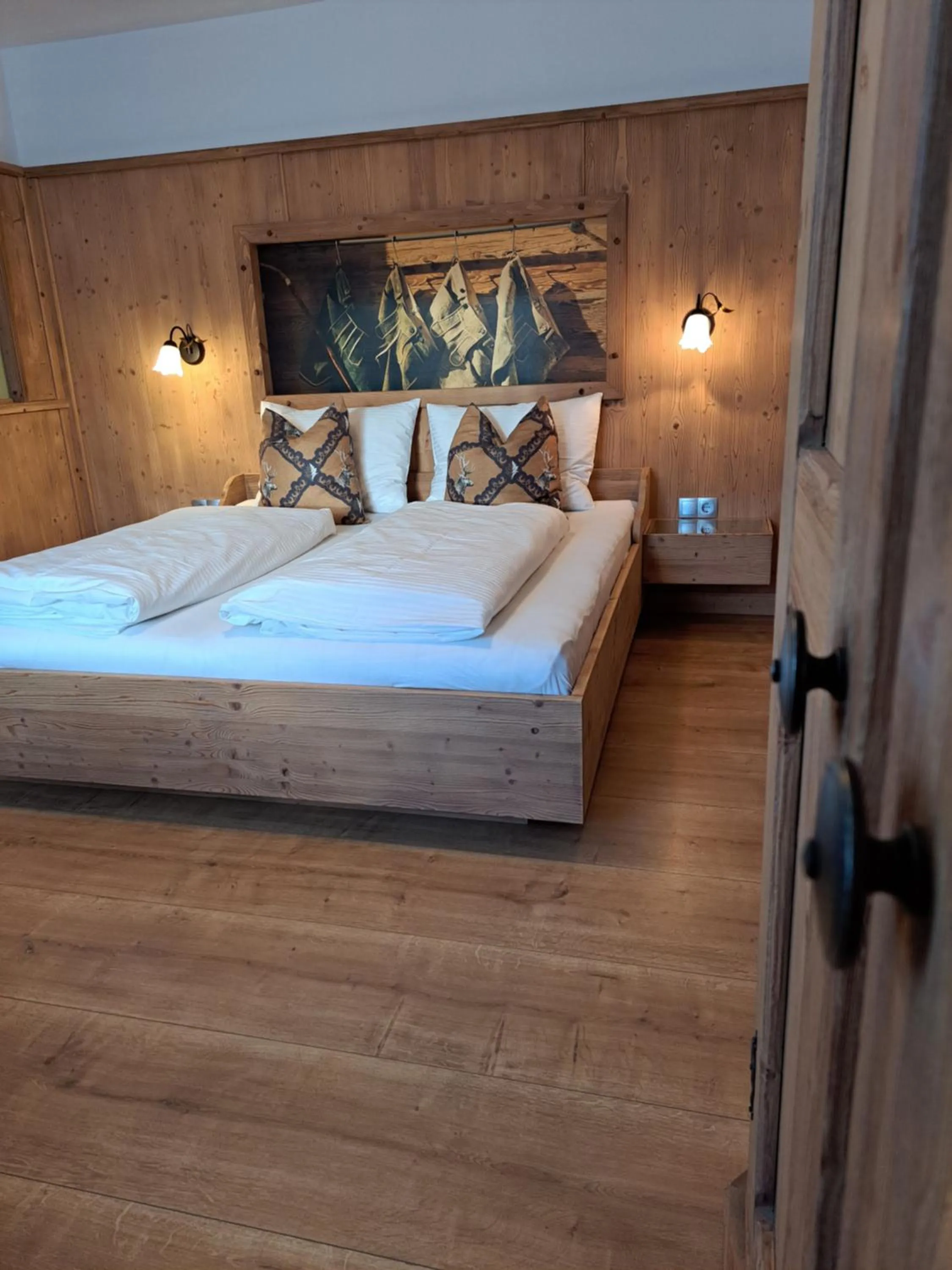 Bed in Gasthof Stauder