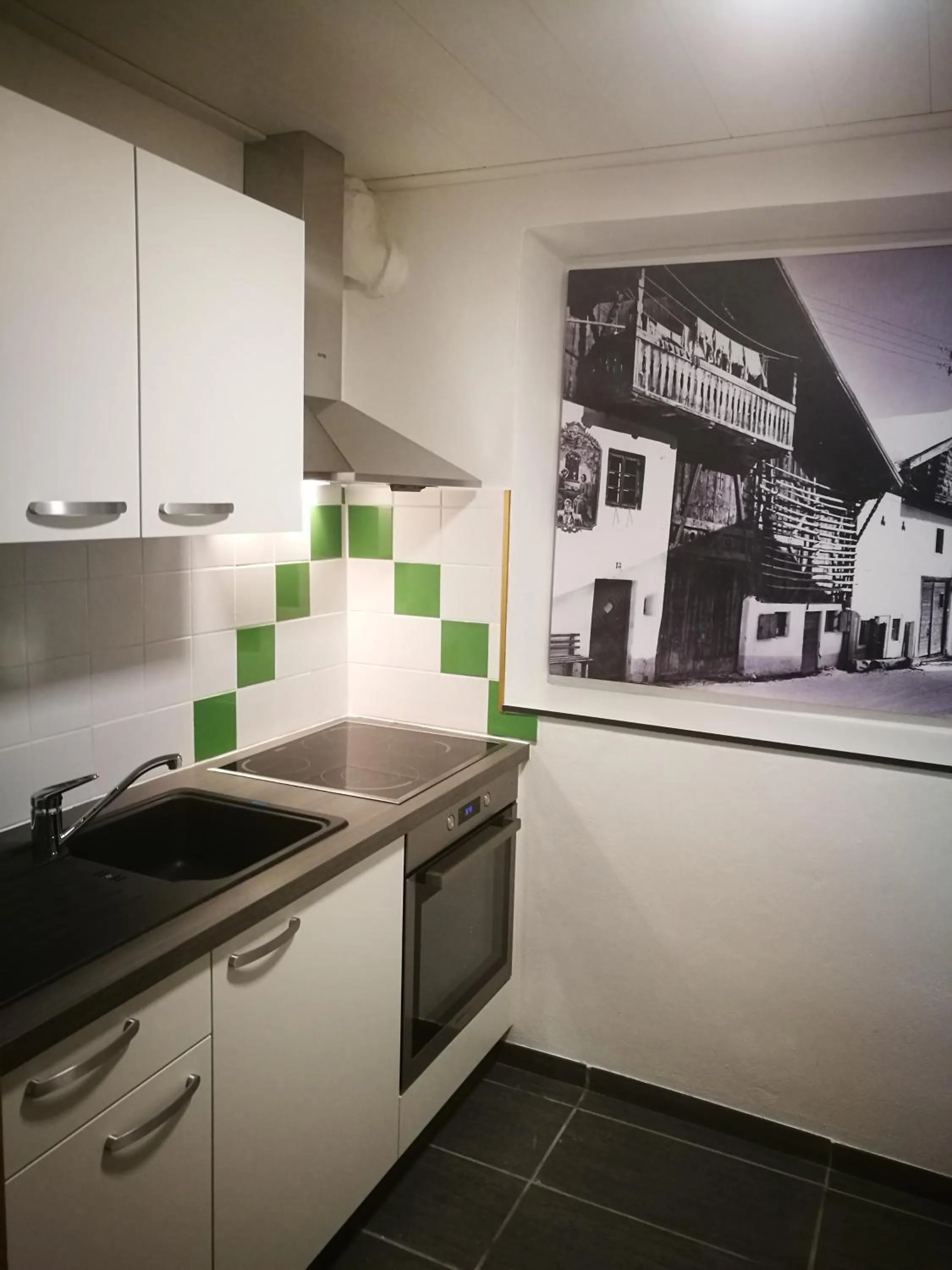 Kitchen or kitchenette in Gasthof Stauder