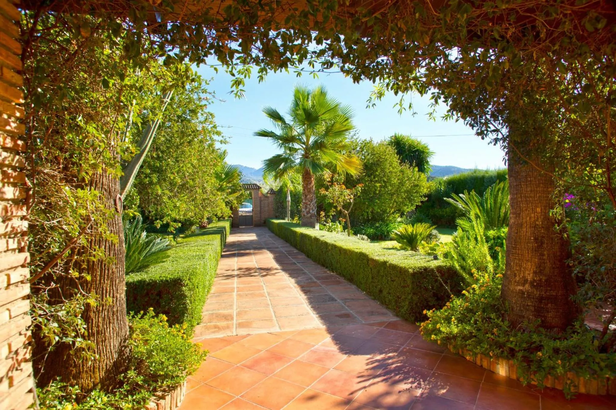 Garden in Casa Rural Los Niños