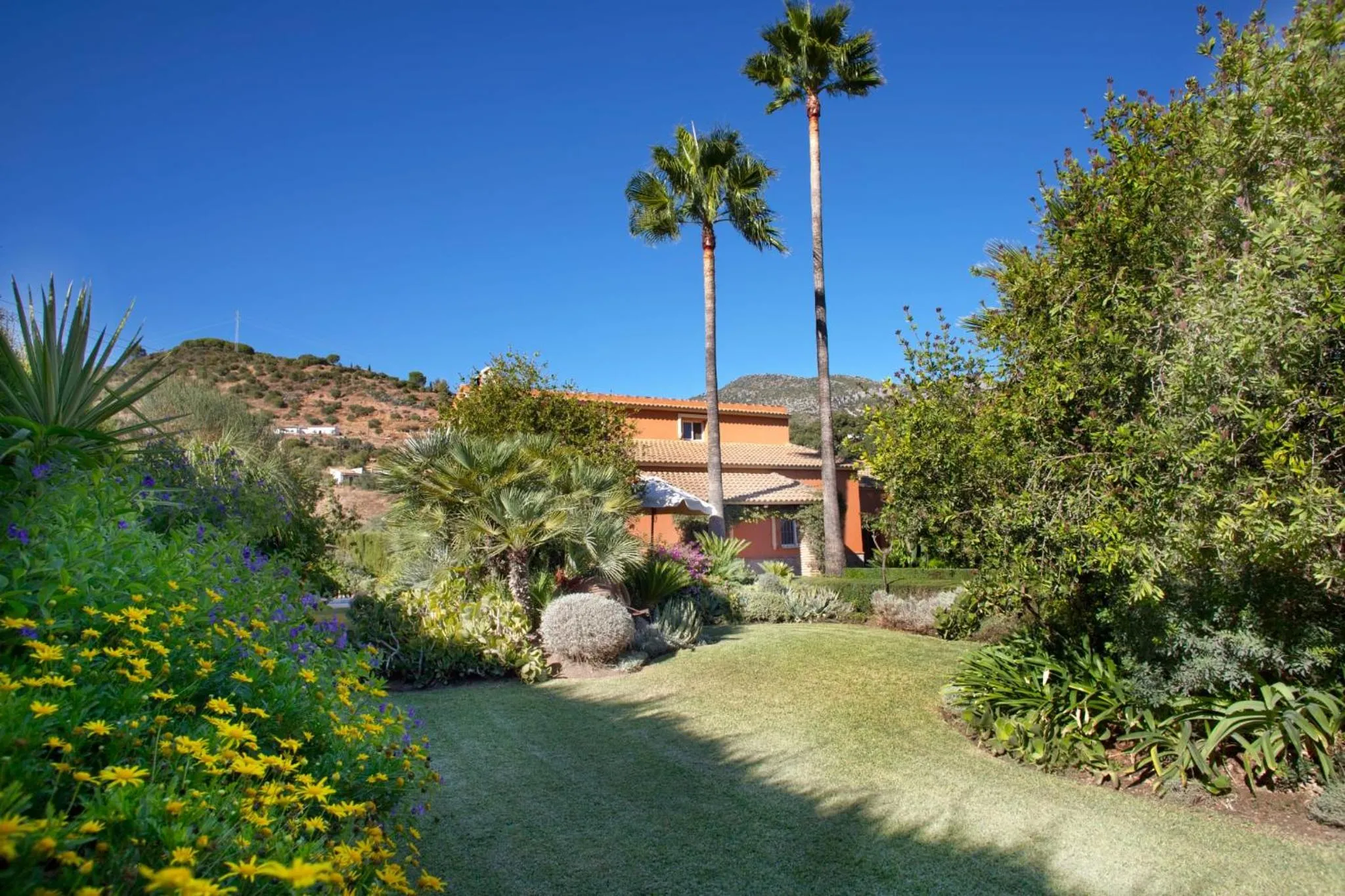 Garden view in Casa Rural Los Niños