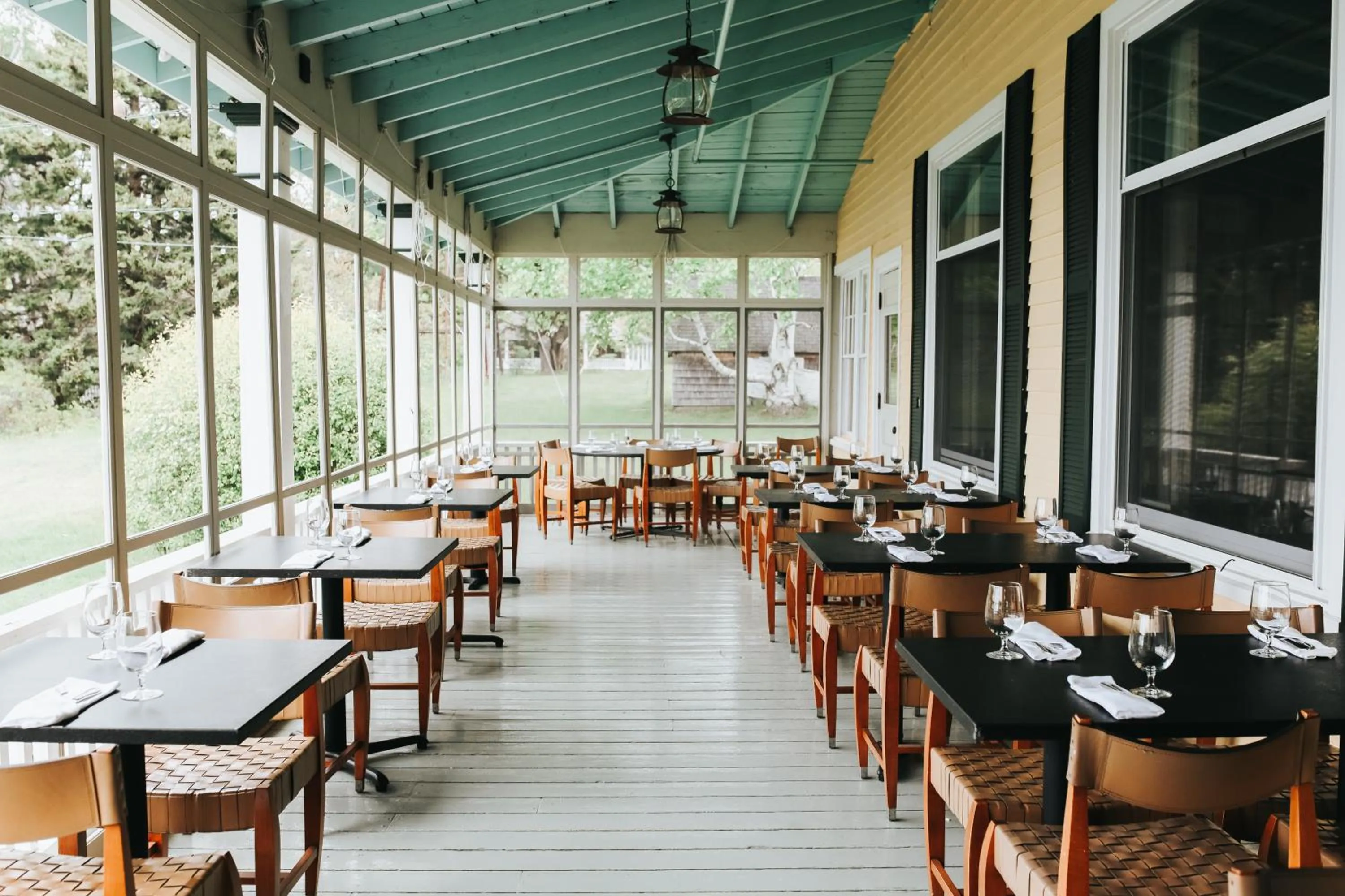 Patio in Chebeague Island Inn